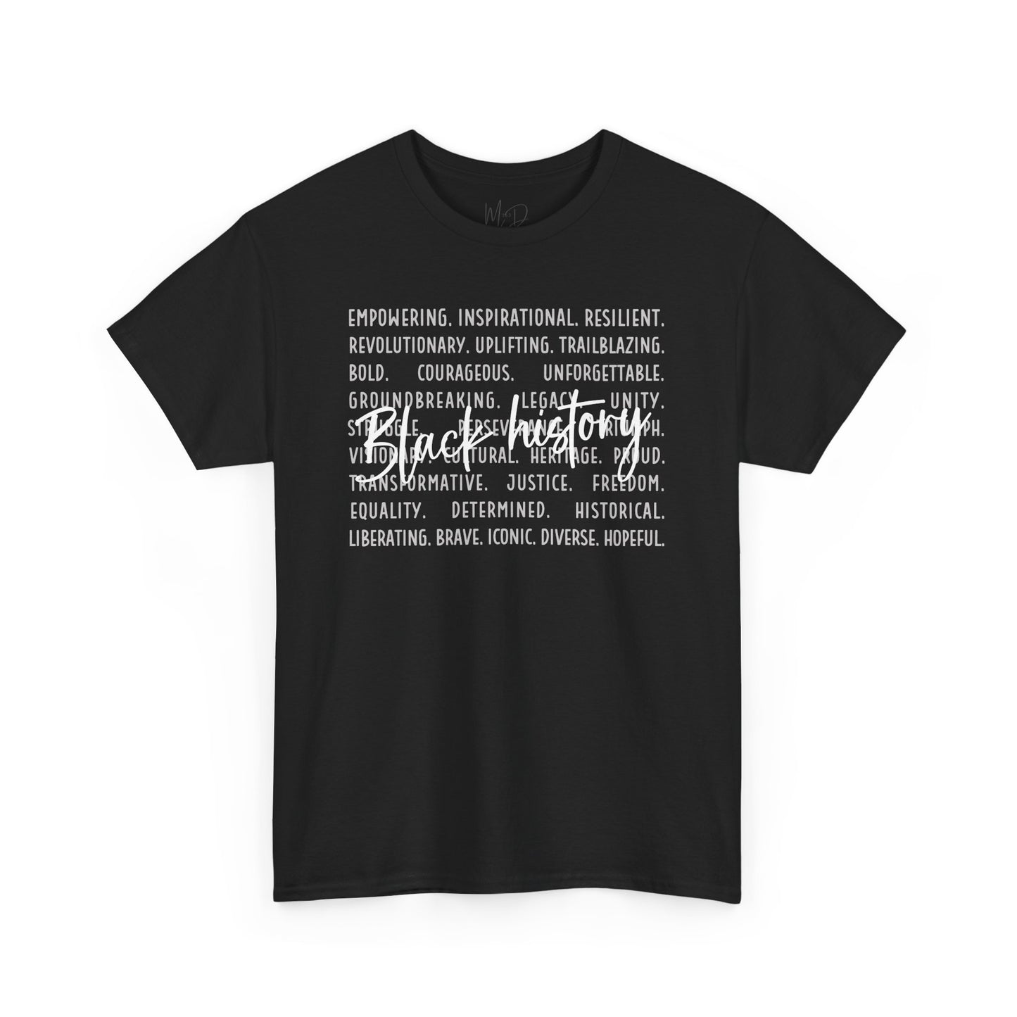 Black History - Empowerment | White Font | T-Shirt