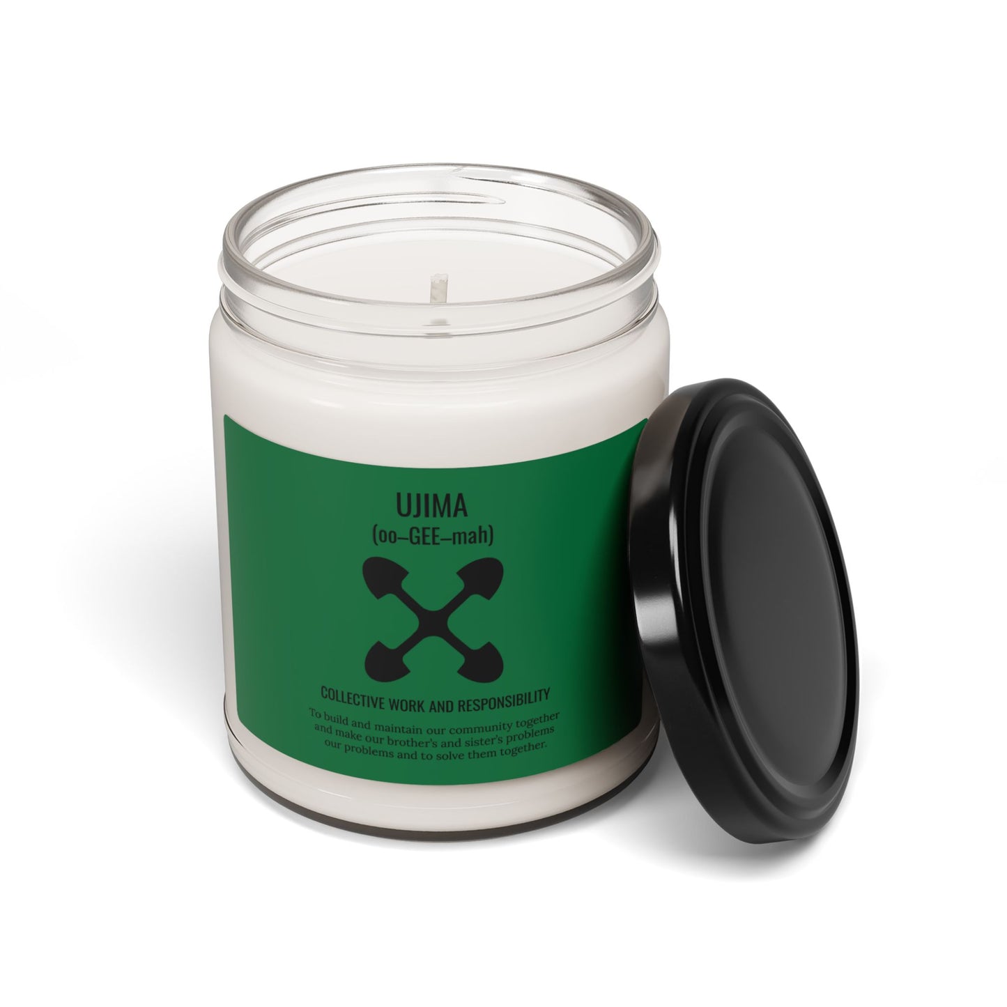 Ujima (Day 3) |Collective Work & Responsibility| Candle | (Green Label) |9 Oz