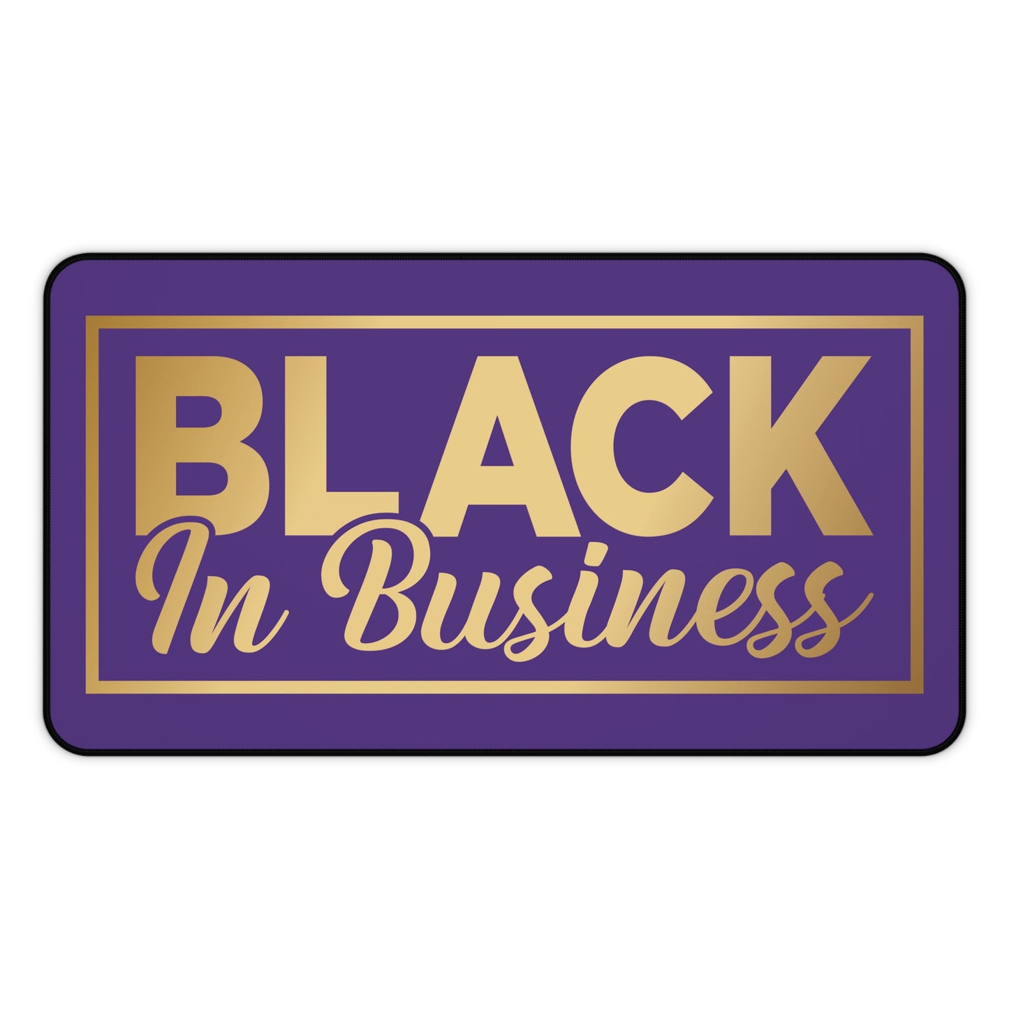 BLACK In Business | Desk Mat | Purple