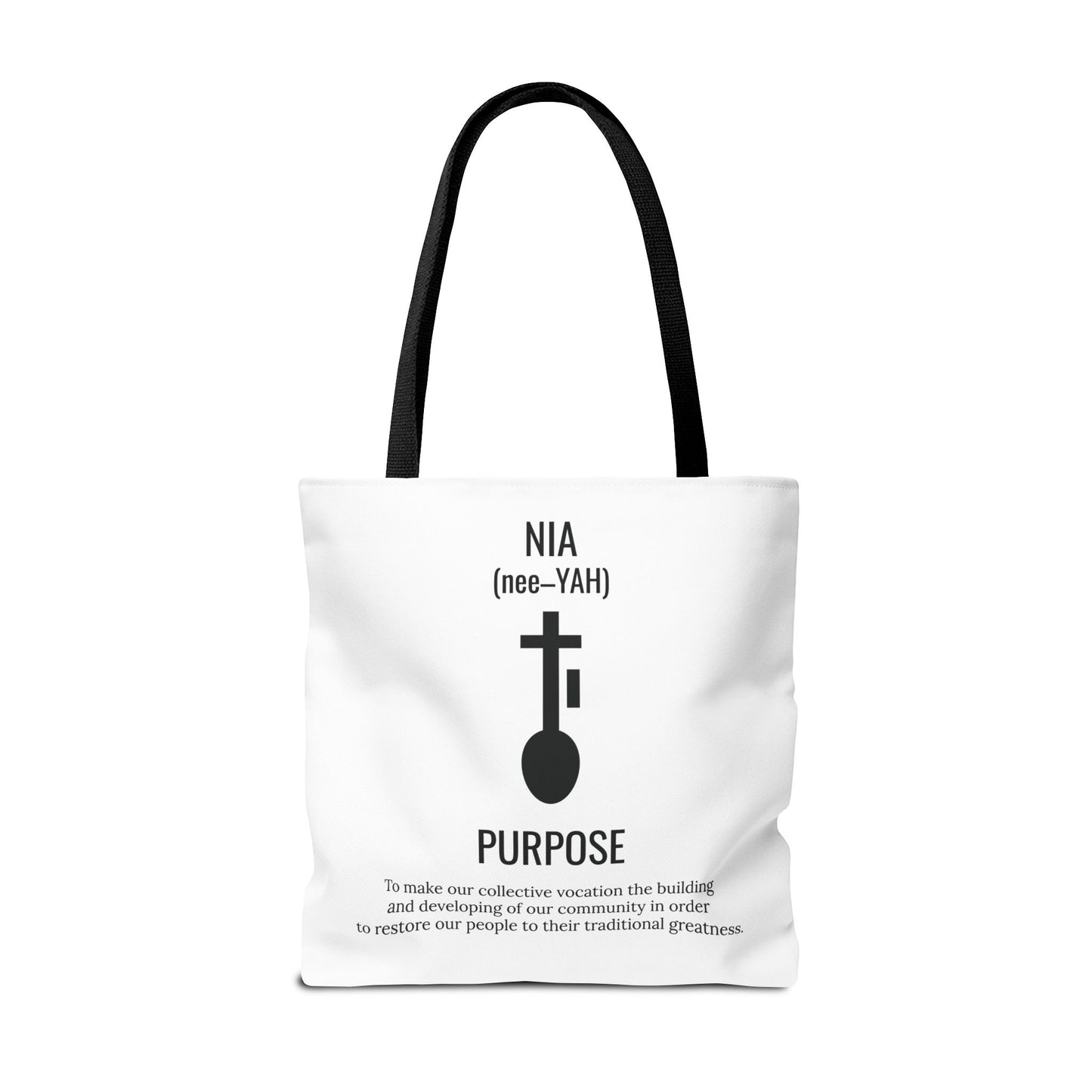 Nia (Day 5) | Purpose | Tote Bag | White