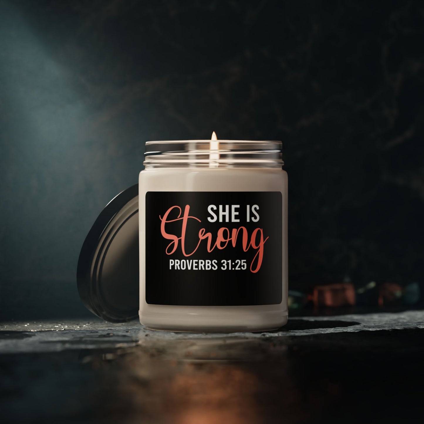 Strong | Candle | (Black Label) | 9 Oz