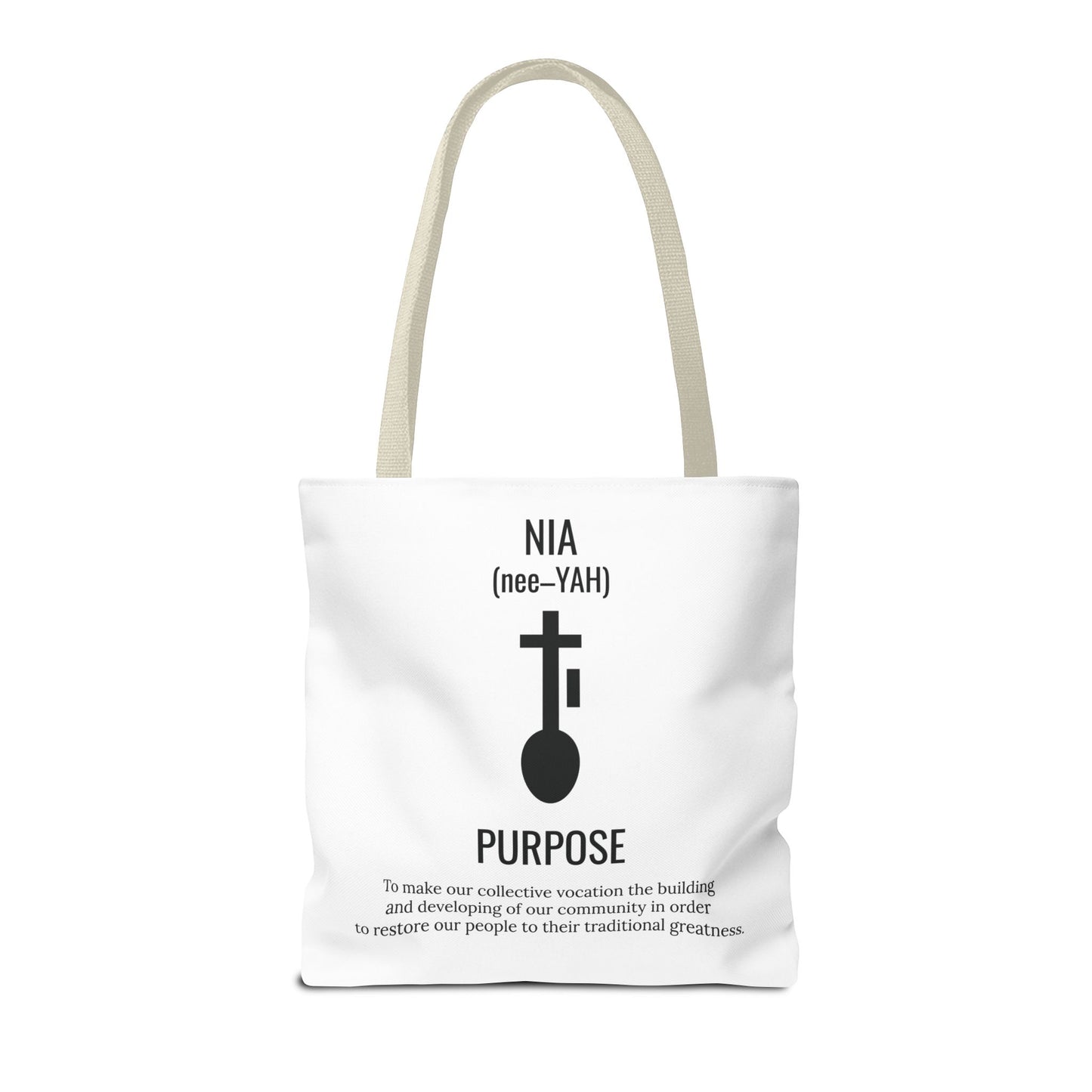 Nia (Day 5) | Purpose | Tote Bag | White