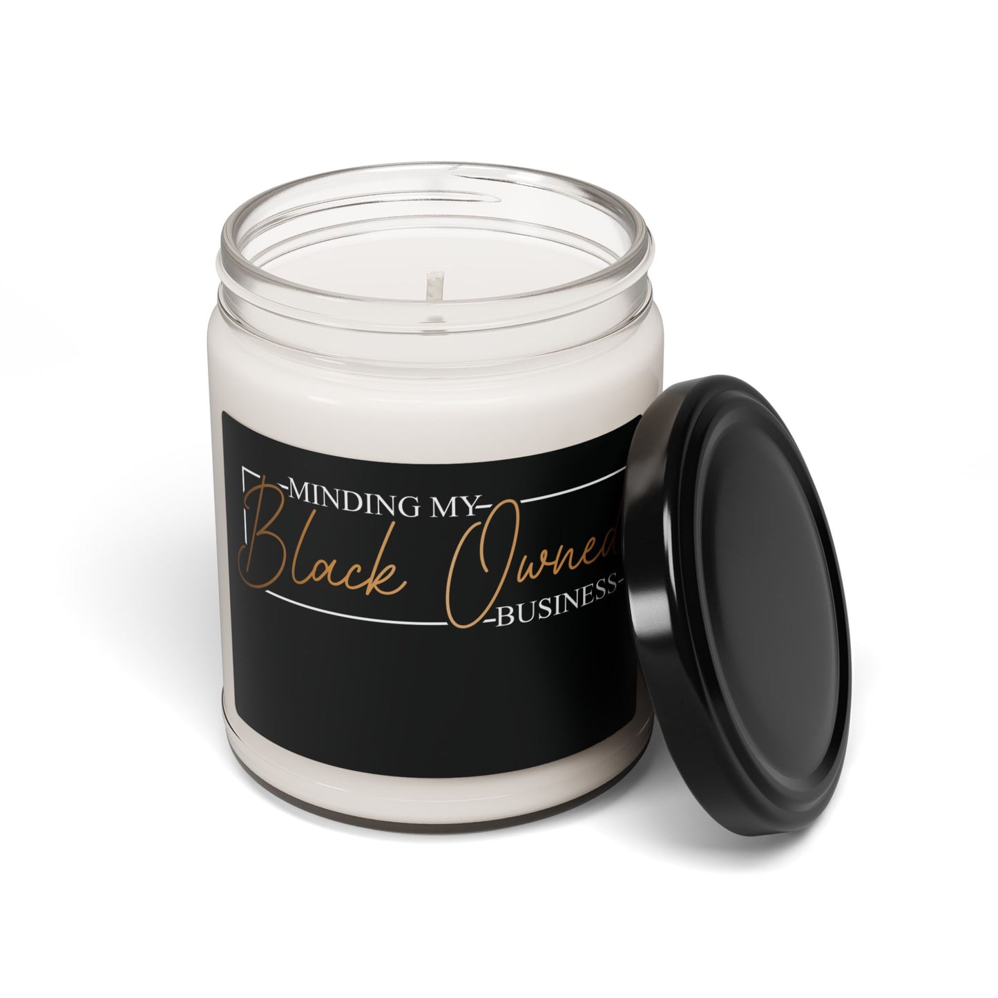 Minding My Black Owned Business | Candle | Black Label |9 Oz |Version 2
