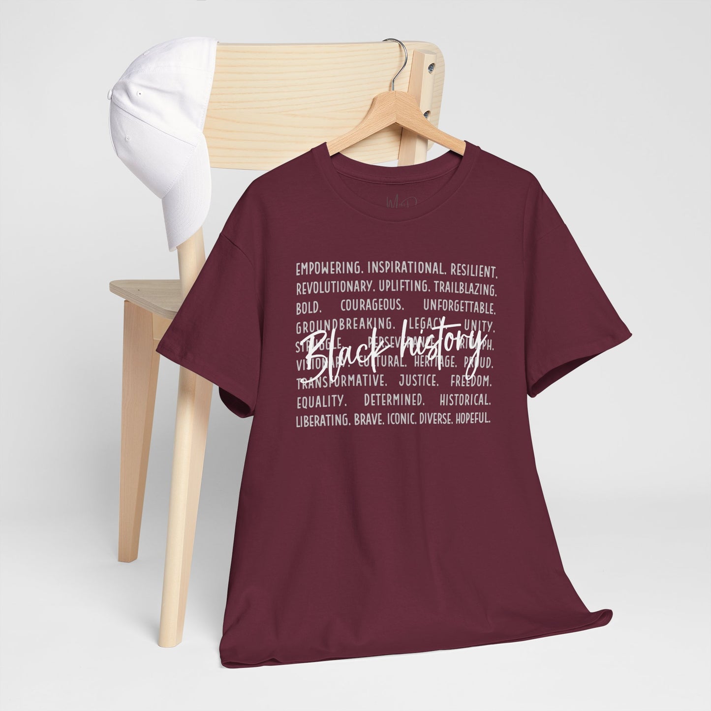 Black History - Empowerment | White Font | T-Shirt