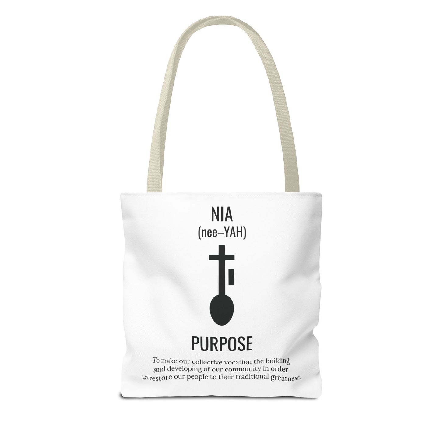 Nia (Day 5) | Purpose | Tote Bag | White