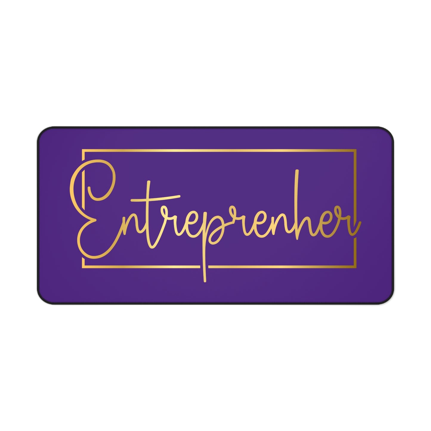 Entrepreneur | Desk Mat | Purple