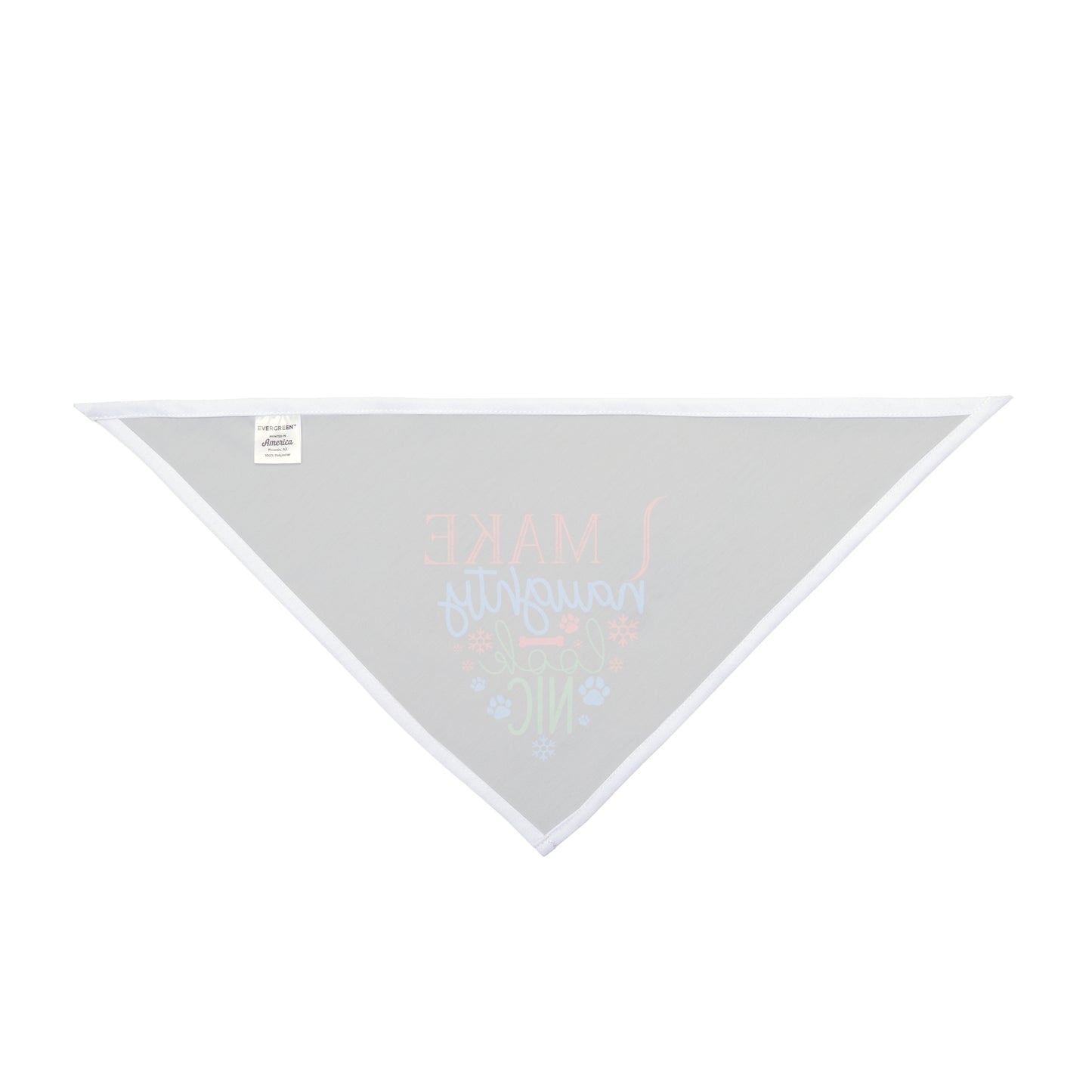 I Make Naughty Look Nice | Pet Bandana | Black