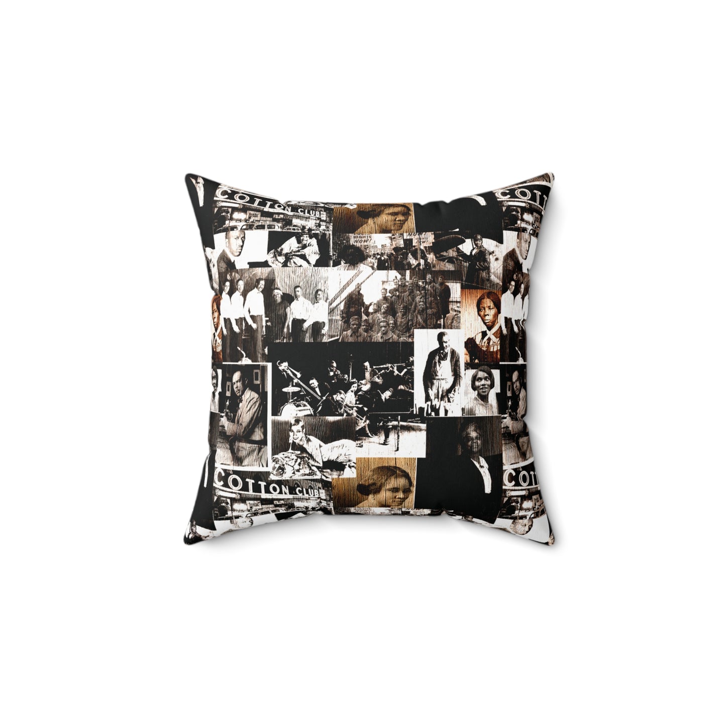 Black History 1920's Greatness | Square Pillow |Brown