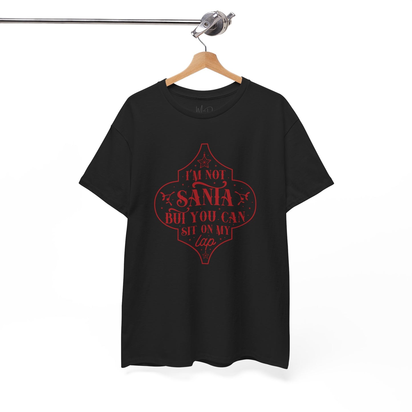 I’m Not Santa, But You Can Sit on My Lap | T-Shirt | Red Print