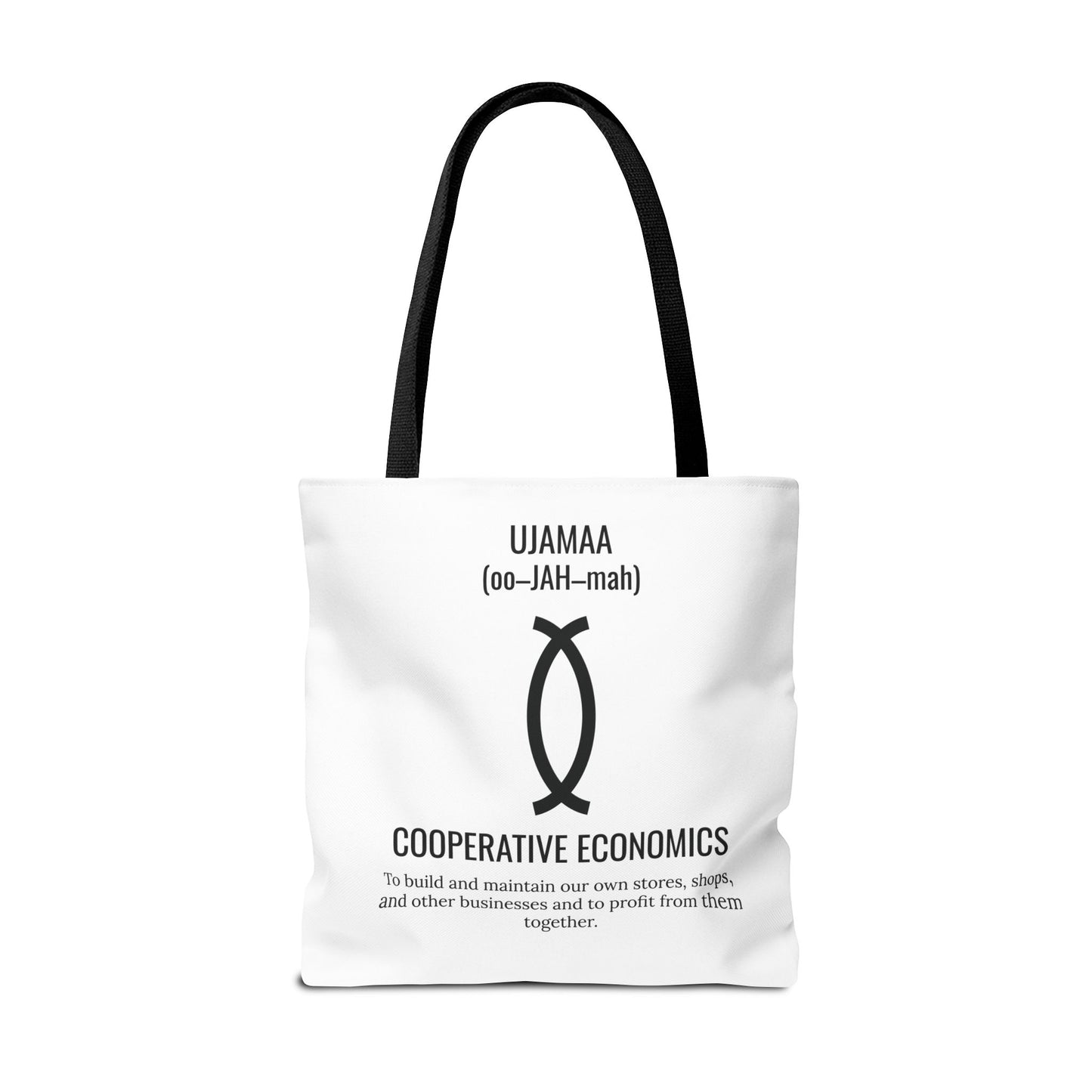 Ujamaa (Day 4) |Cooperative Economics | Tote Bag | White