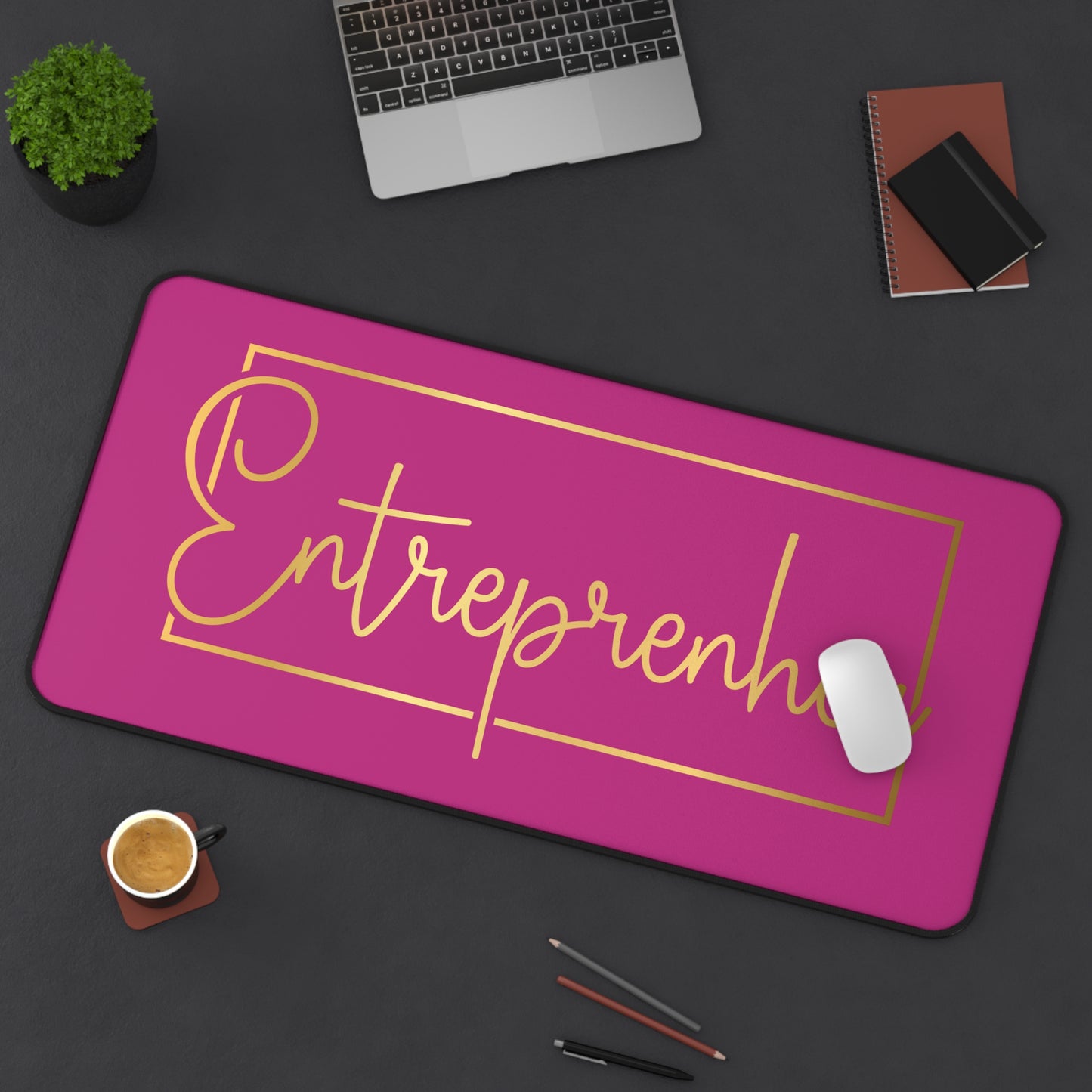 Entrepreneur | Desk Mat | Pink