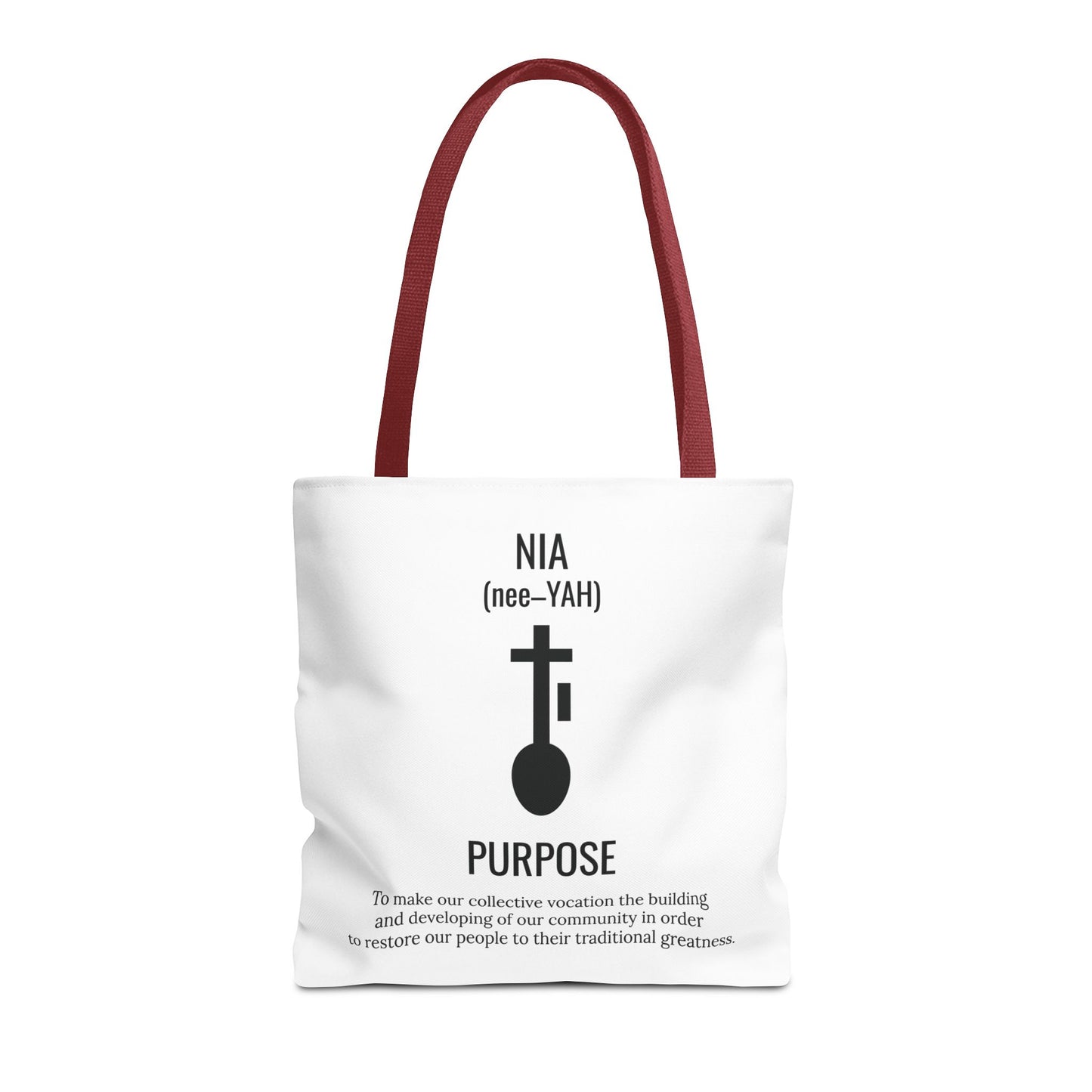 Nia (Day 5) | Purpose | Tote Bag | White