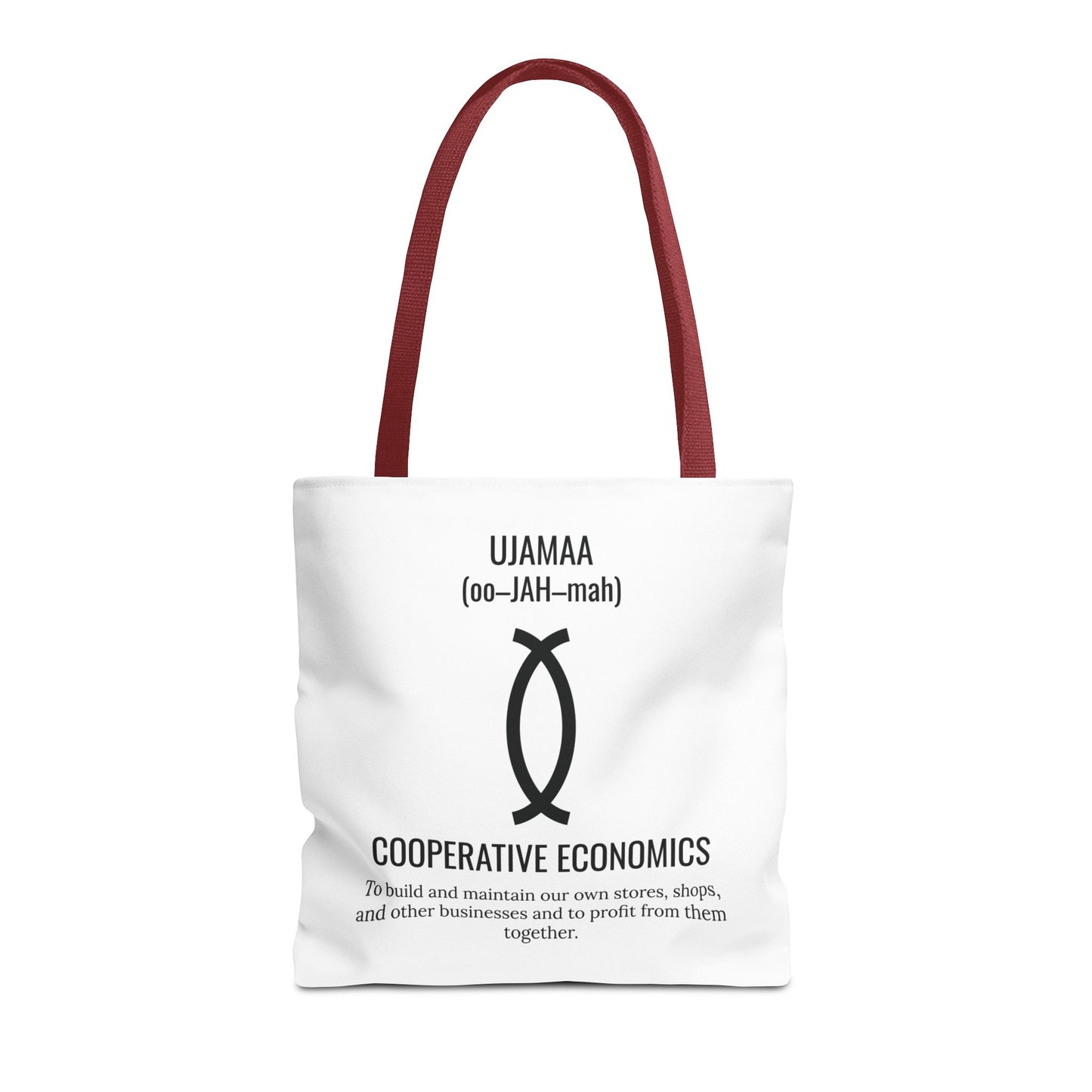 Ujamaa (Day 4) |Cooperative Economics | Tote Bag | White