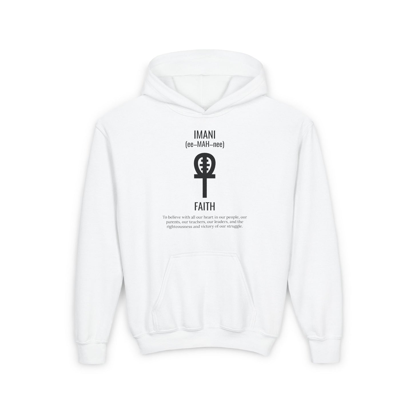 Imani (Day 7) Faith | Youth Hooded Sweatshirt