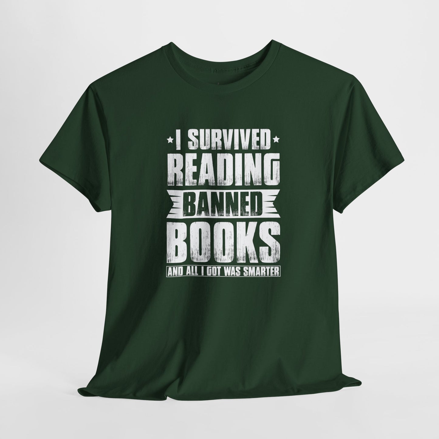 I Survived Reading Banned Books |T-Shirt|White