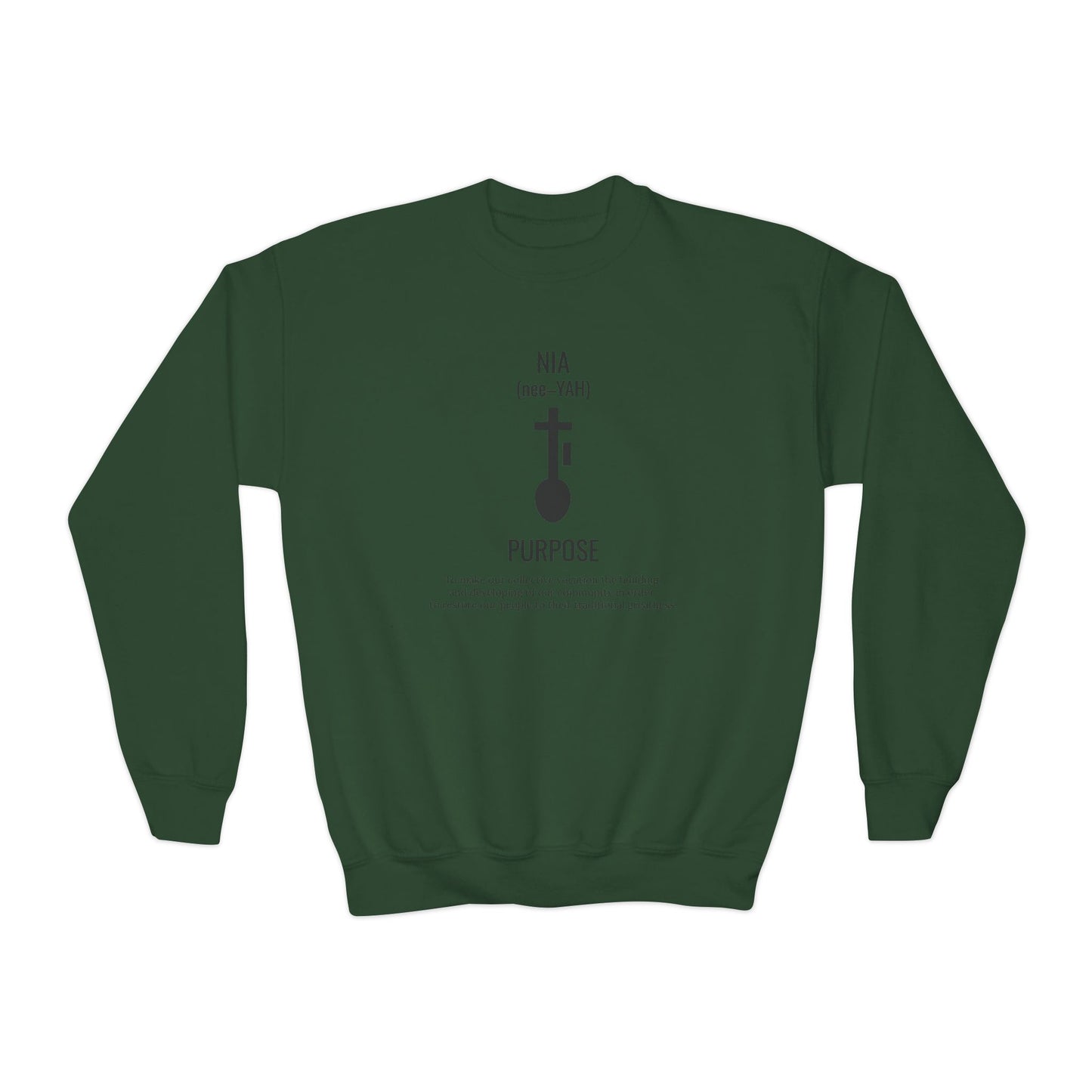 Nia (Day 5) | Purpose | Youth Crewneck Sweatshirt
