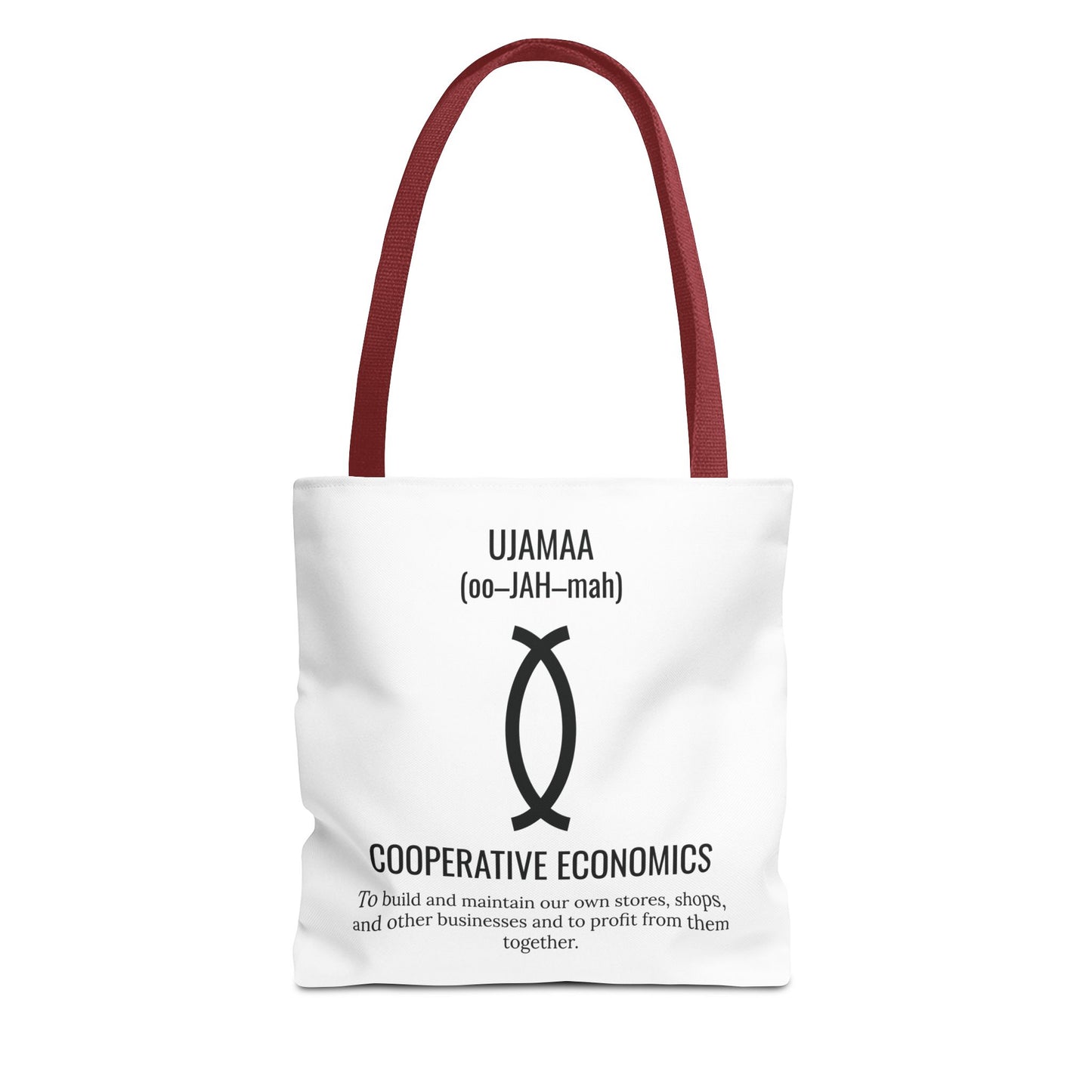 Ujamaa (Day 4) |Cooperative Economics | Tote Bag | White
