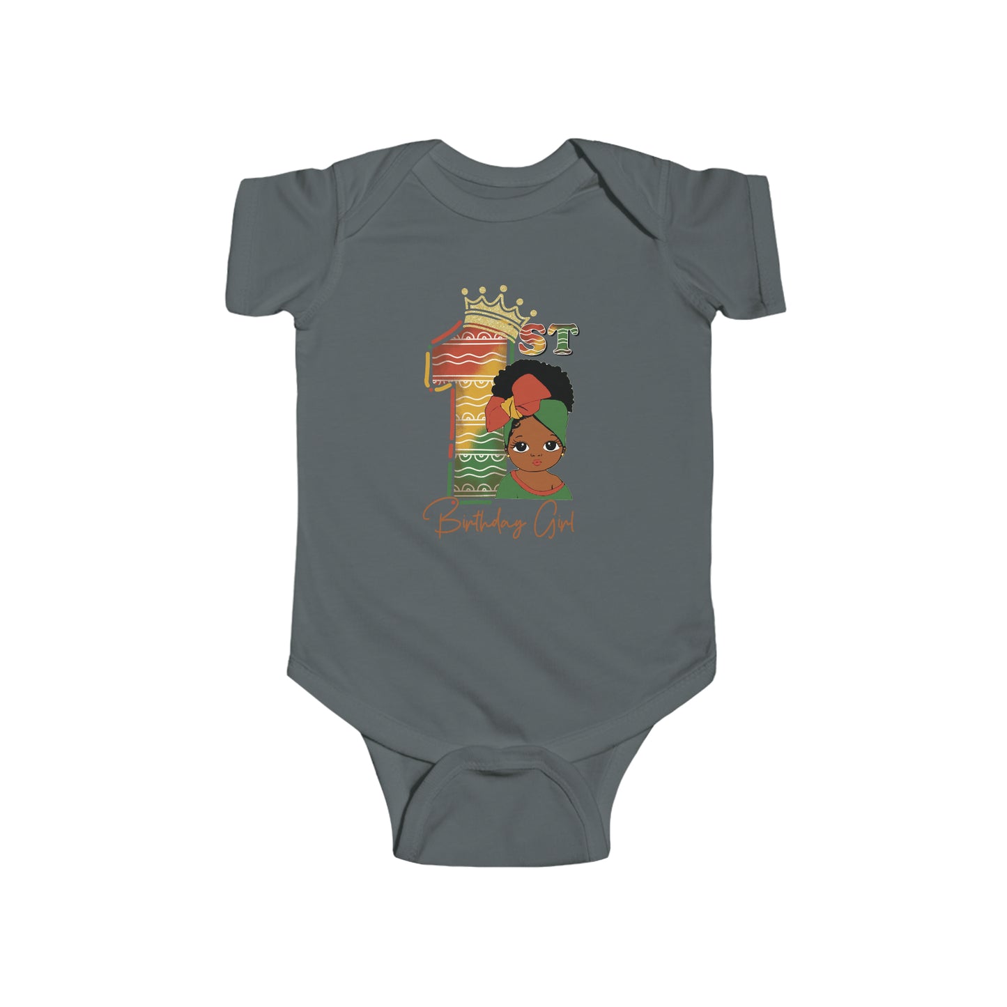 1st Juneteenth Crown Birthday Infant Bodysuit