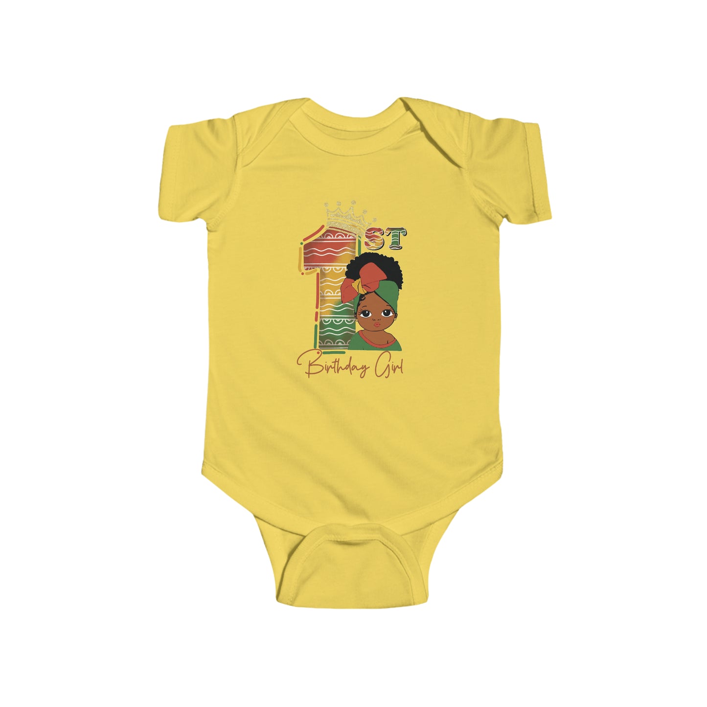 1st Juneteenth Crown Birthday Infant Bodysuit