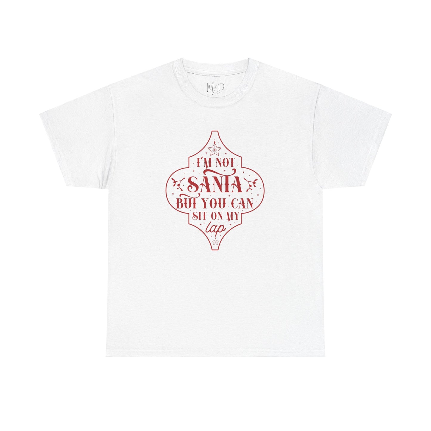 I’m Not Santa, But You Can Sit on My Lap | T-Shirt | Red Print