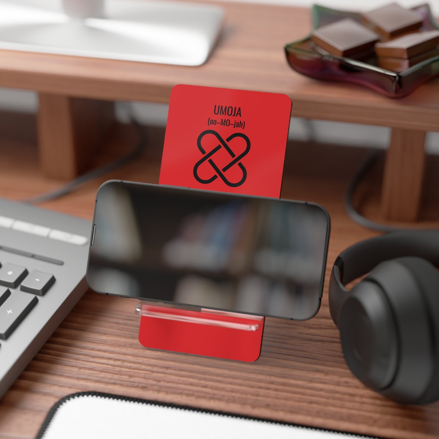 Umoja (Day 1) | Unity | Mobile Display Stand | Red