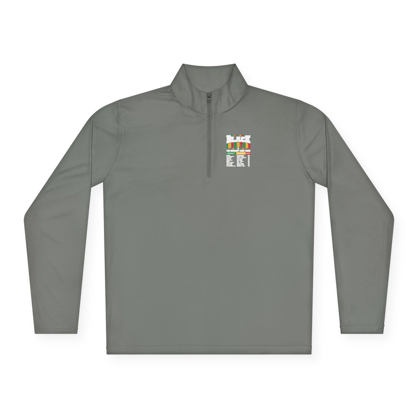 Black Inventors| Version 1| Quarter Zip Pullover| 2-Sided Print
