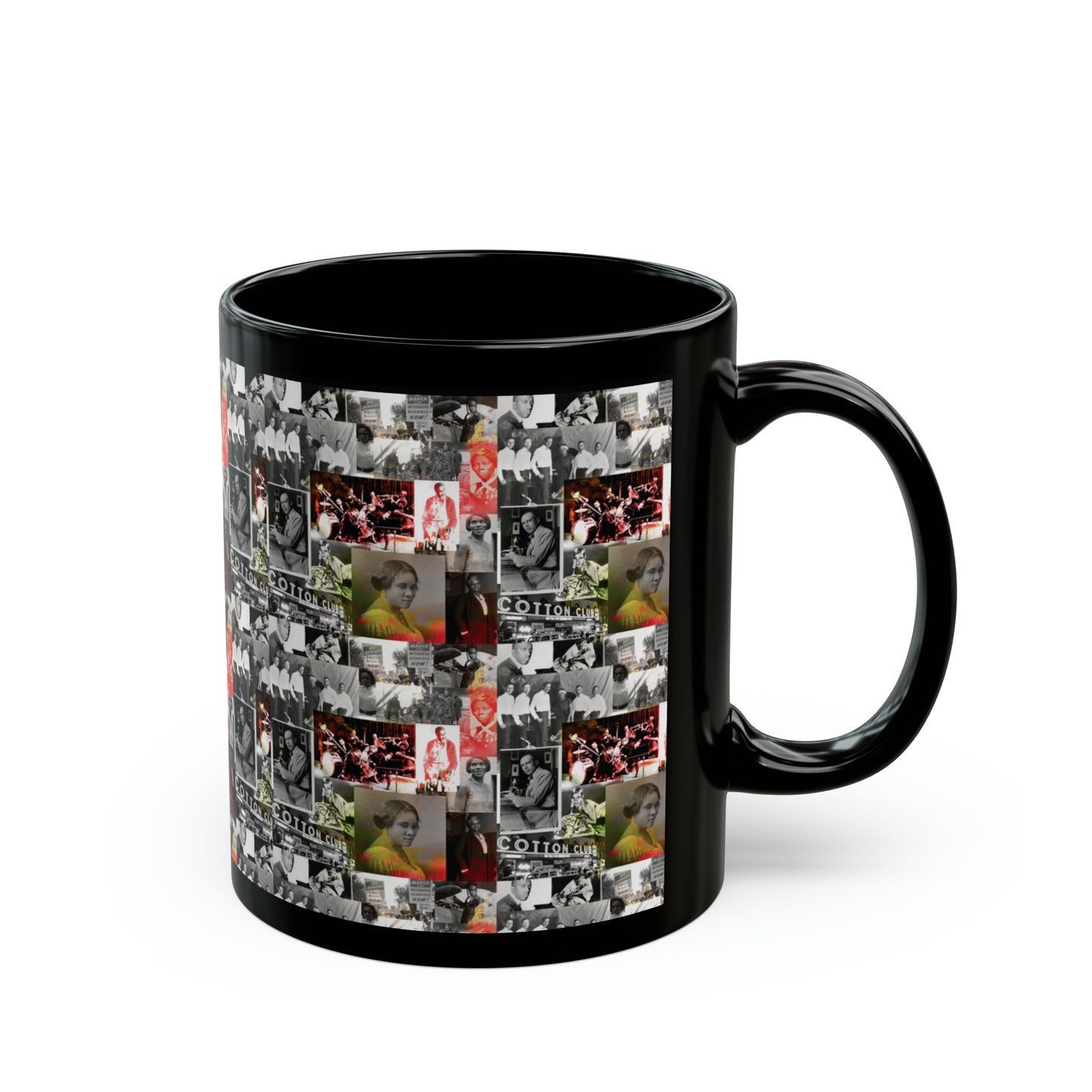Black History 1920's Greatness (Red) (Black Version) |Coffee & Tea Mug | Full Print| 11 Oz.