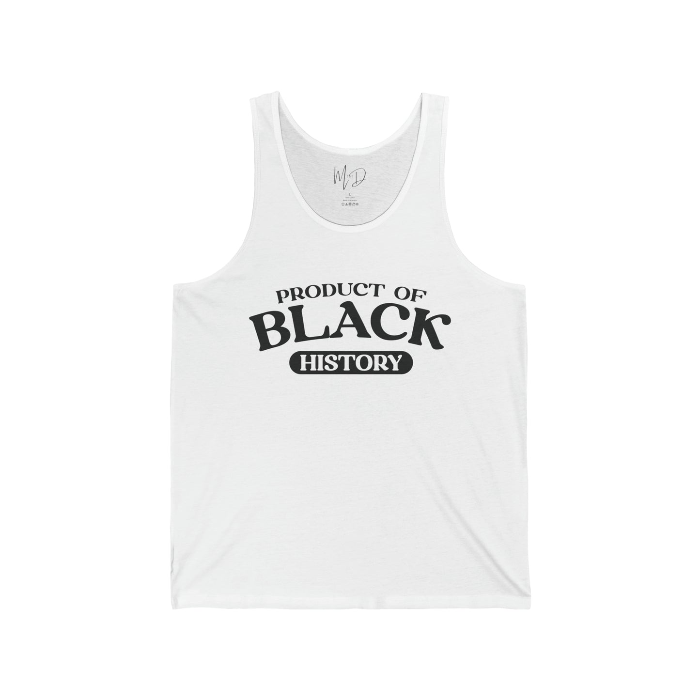 Product of Black History Unisex Tank Top