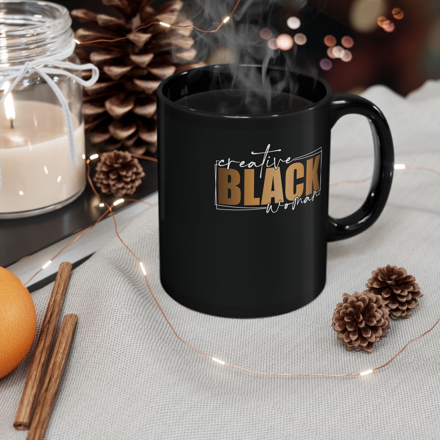 Creative Black Women | 11oz or 15 oz Mug| Black