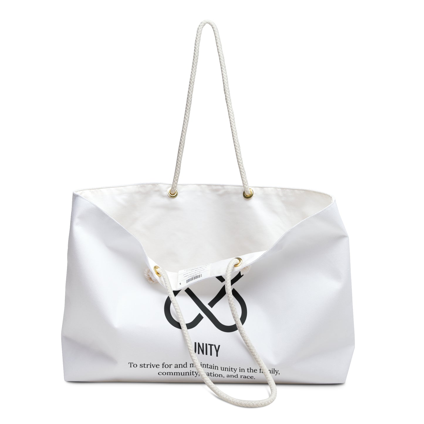 Umoja (Day 1) |Unity | Weekender Bag| White