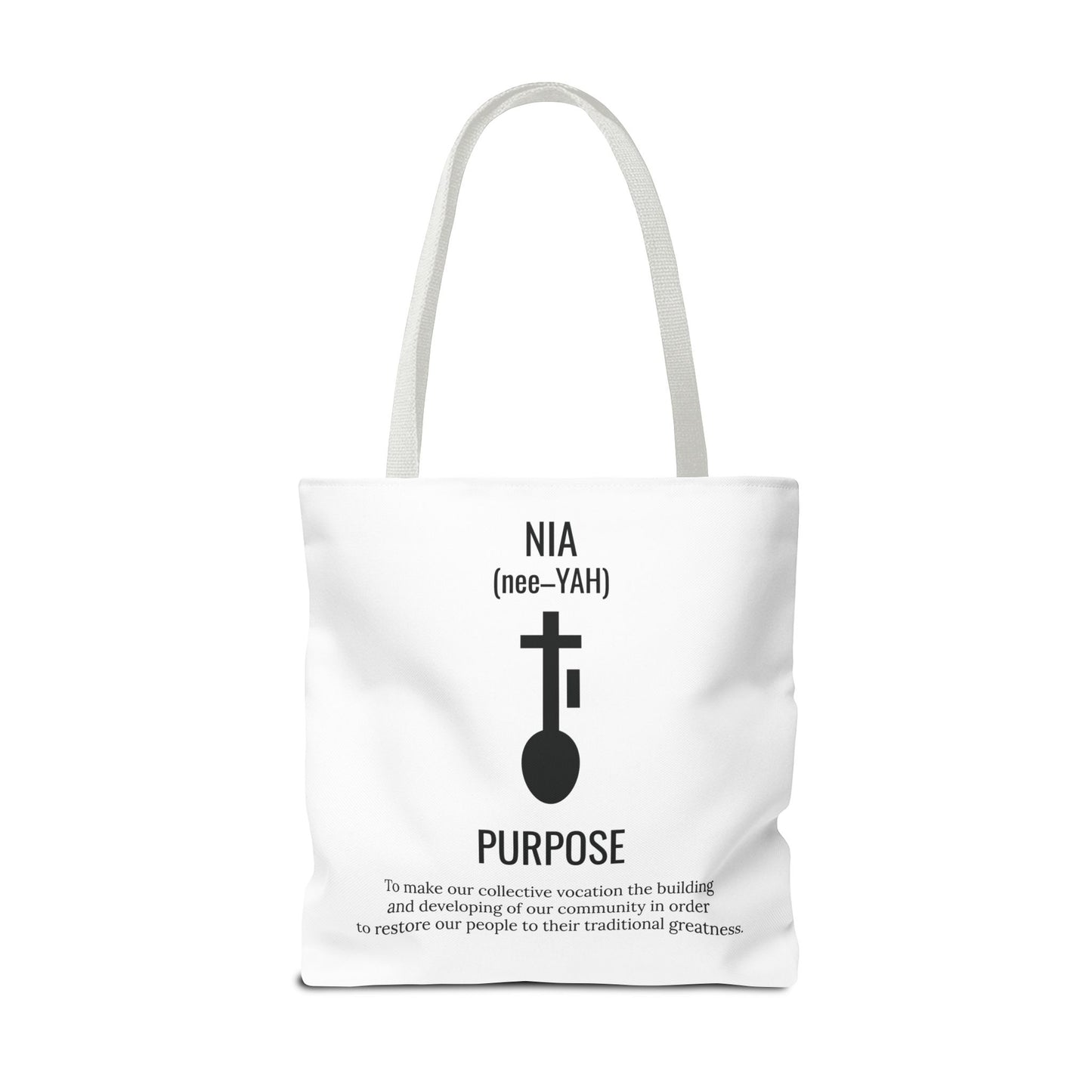 Nia (Day 5) | Purpose | Tote Bag | White