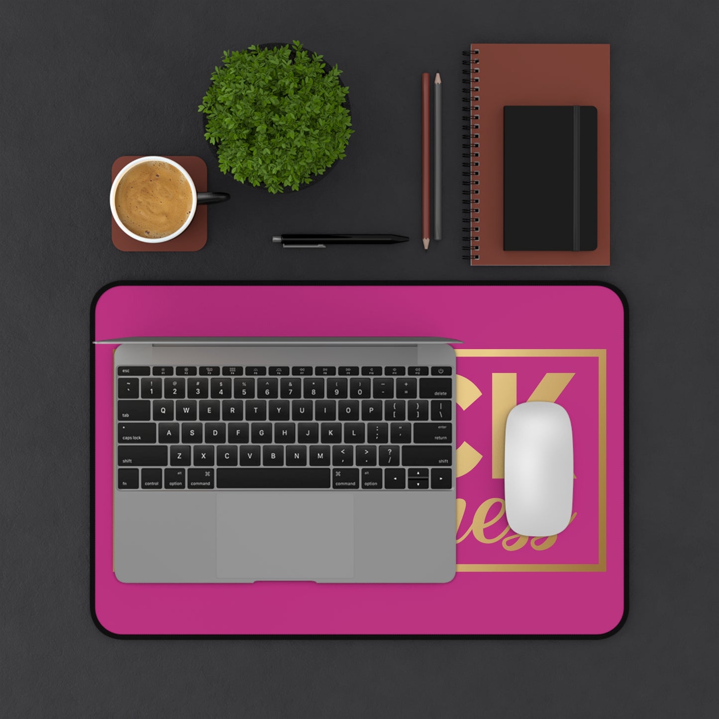 BLACK In Business | Desk Mat | Pink