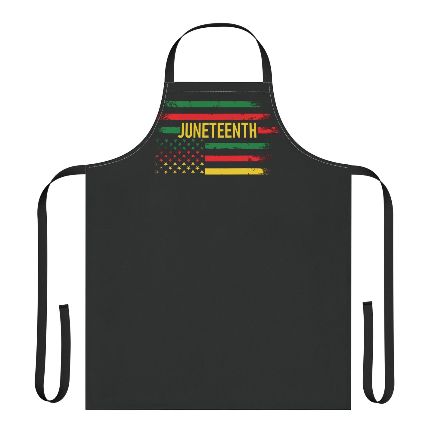 Juneteenth Flag | Apron| Black| Black Strap |Version 1
