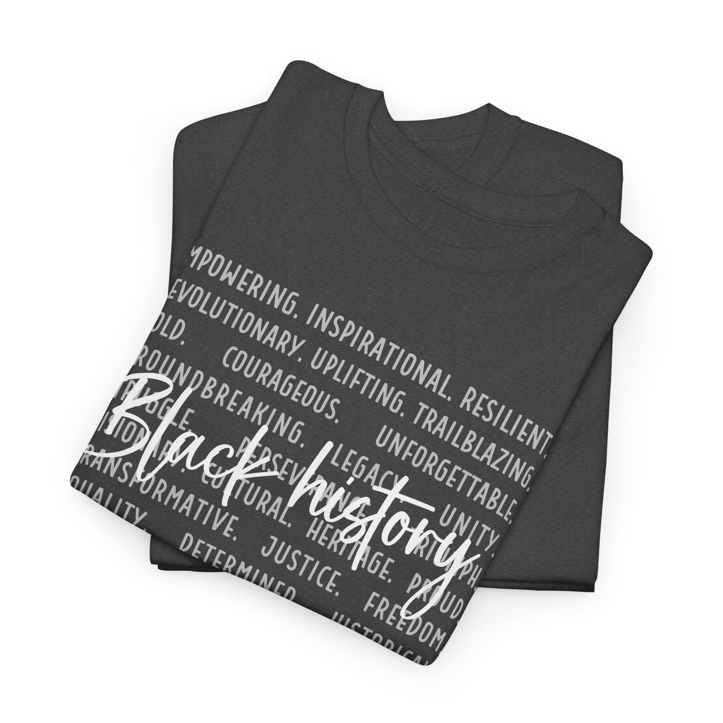 Black History - Empowerment | White Font | T-Shirt