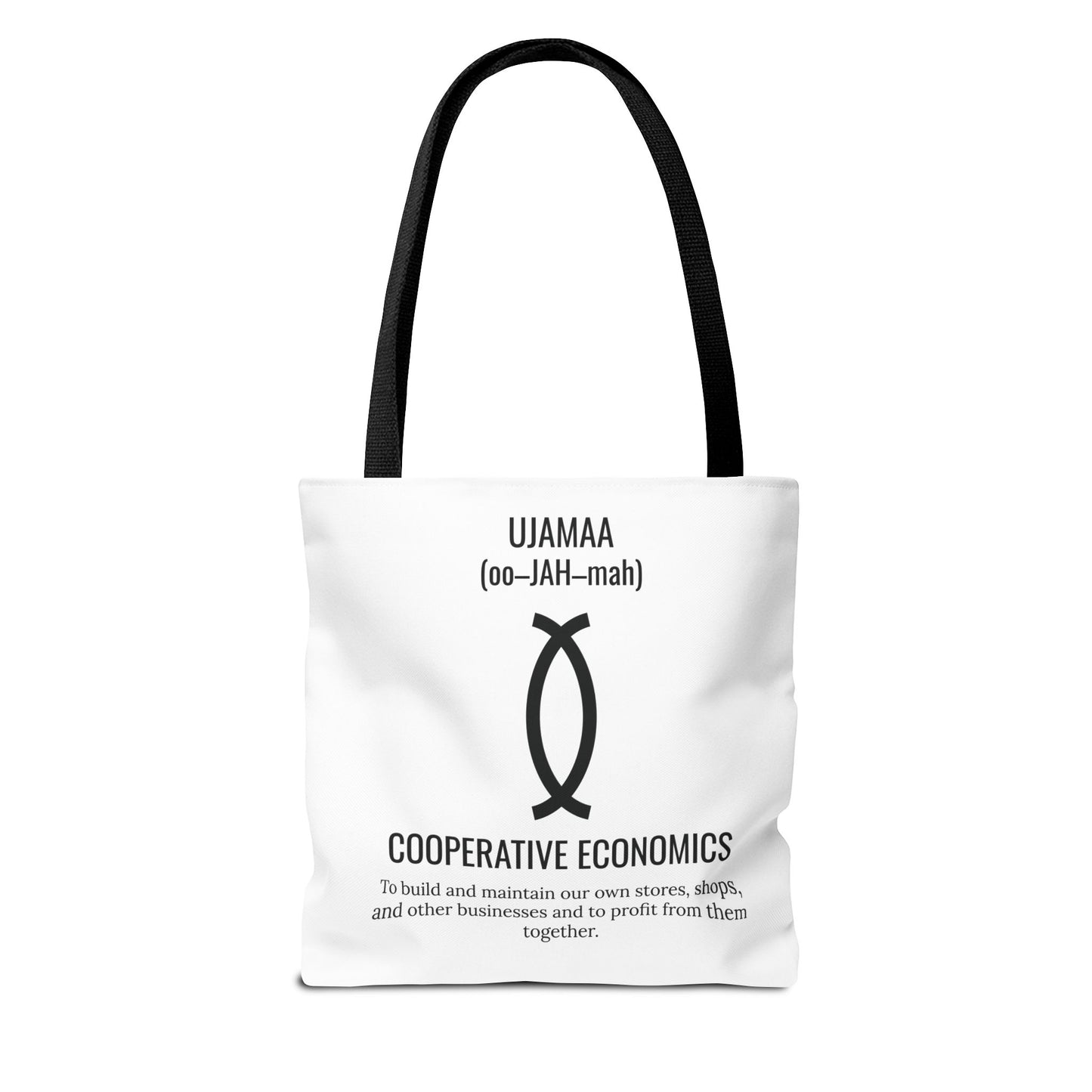 Ujamaa (Day 4) |Cooperative Economics | Tote Bag | White