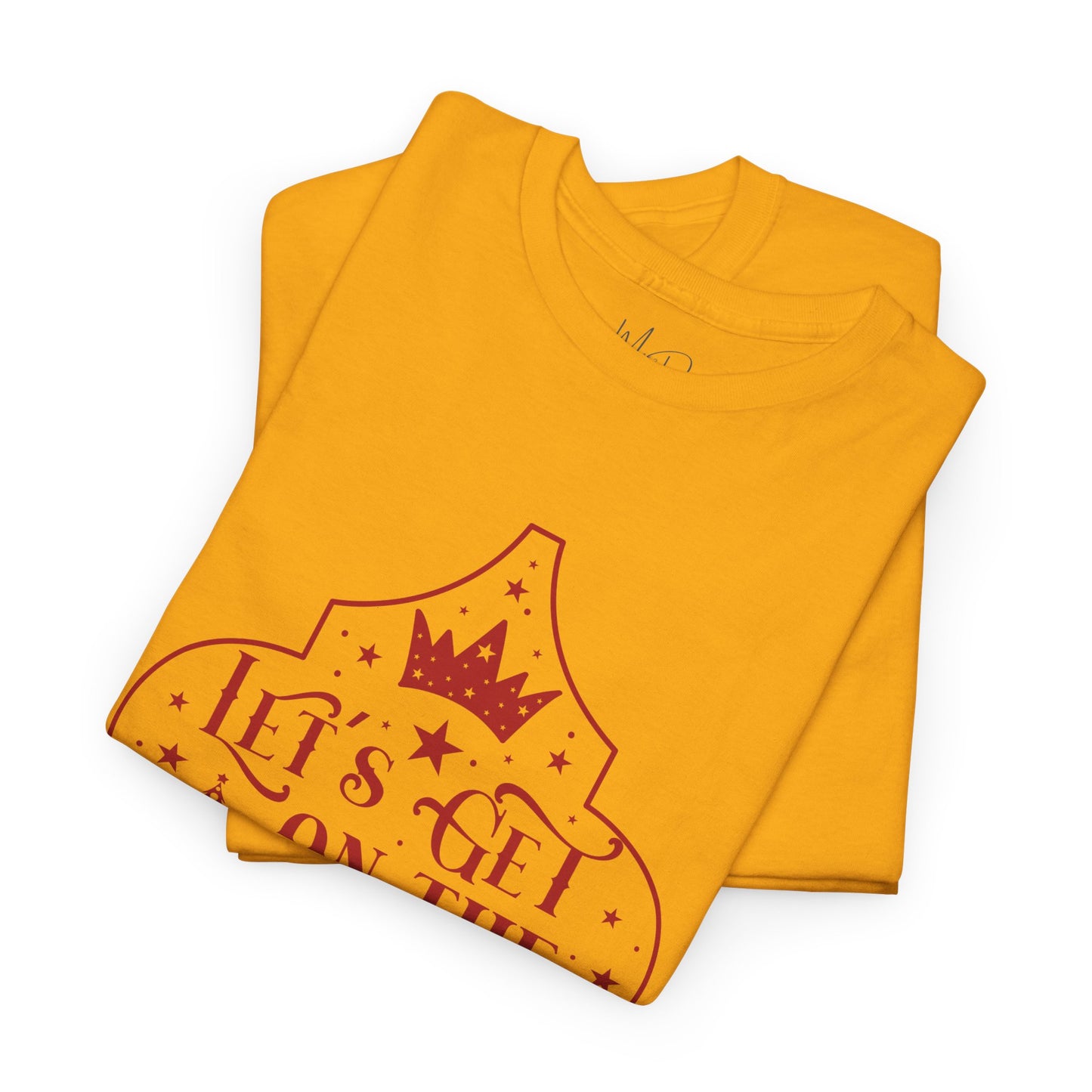 Let’s Get On The Naughty List | T-Shirt | Red Print