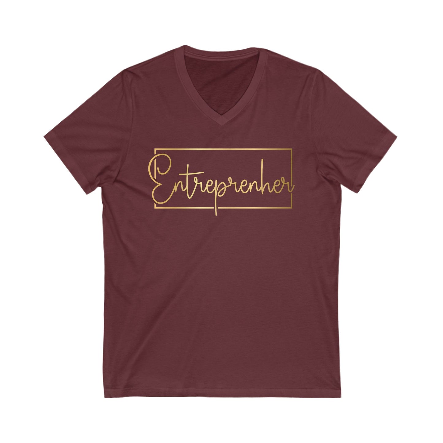Entrepreneurship | Short Sleeve V-Neck Tee (Unisex)