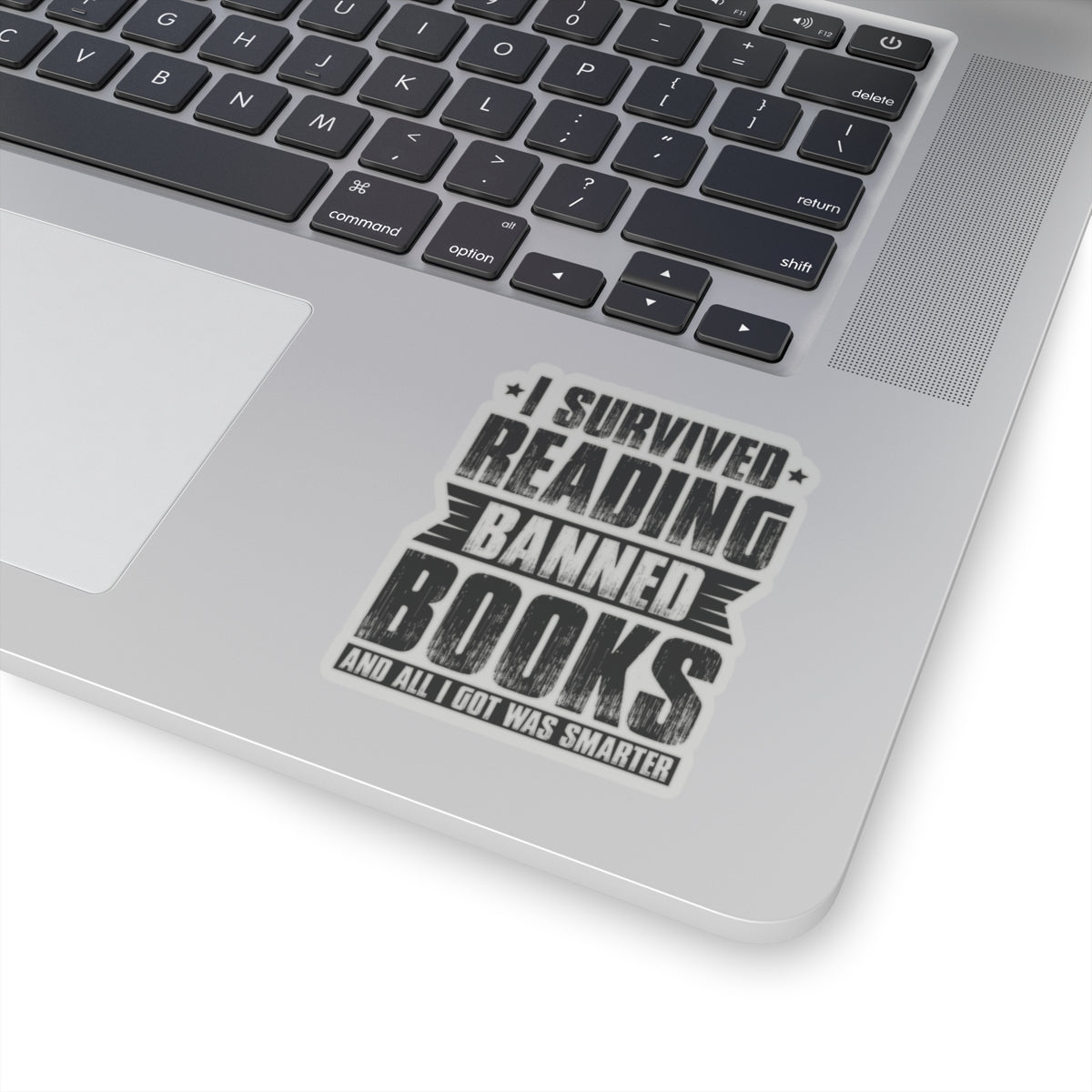 I Survived Reading Banned Books | Kriss-Cut Stickers | Black