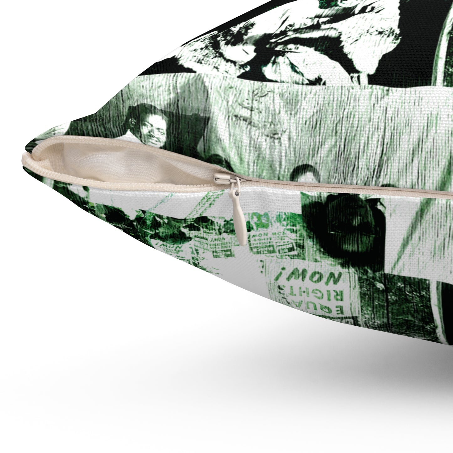 Black History 1920's Greatness | Square Pillow |Green