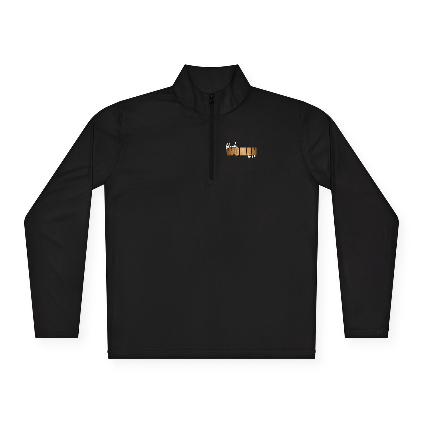 Black Women Boss |Quarter Zip Pullover| 2-Sided Print