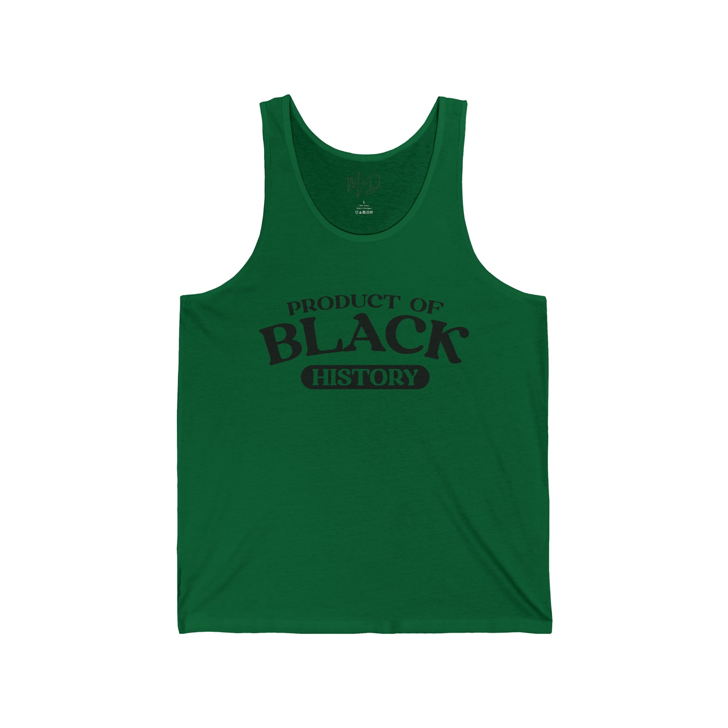 Product of Black History Unisex Tank Top