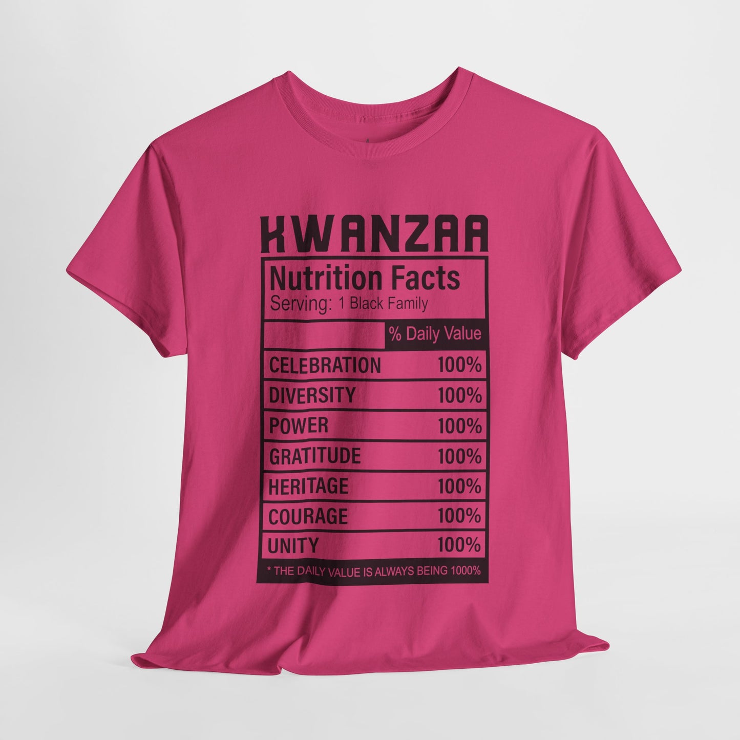 Kwanza Nutritional Facts | T-Shirt