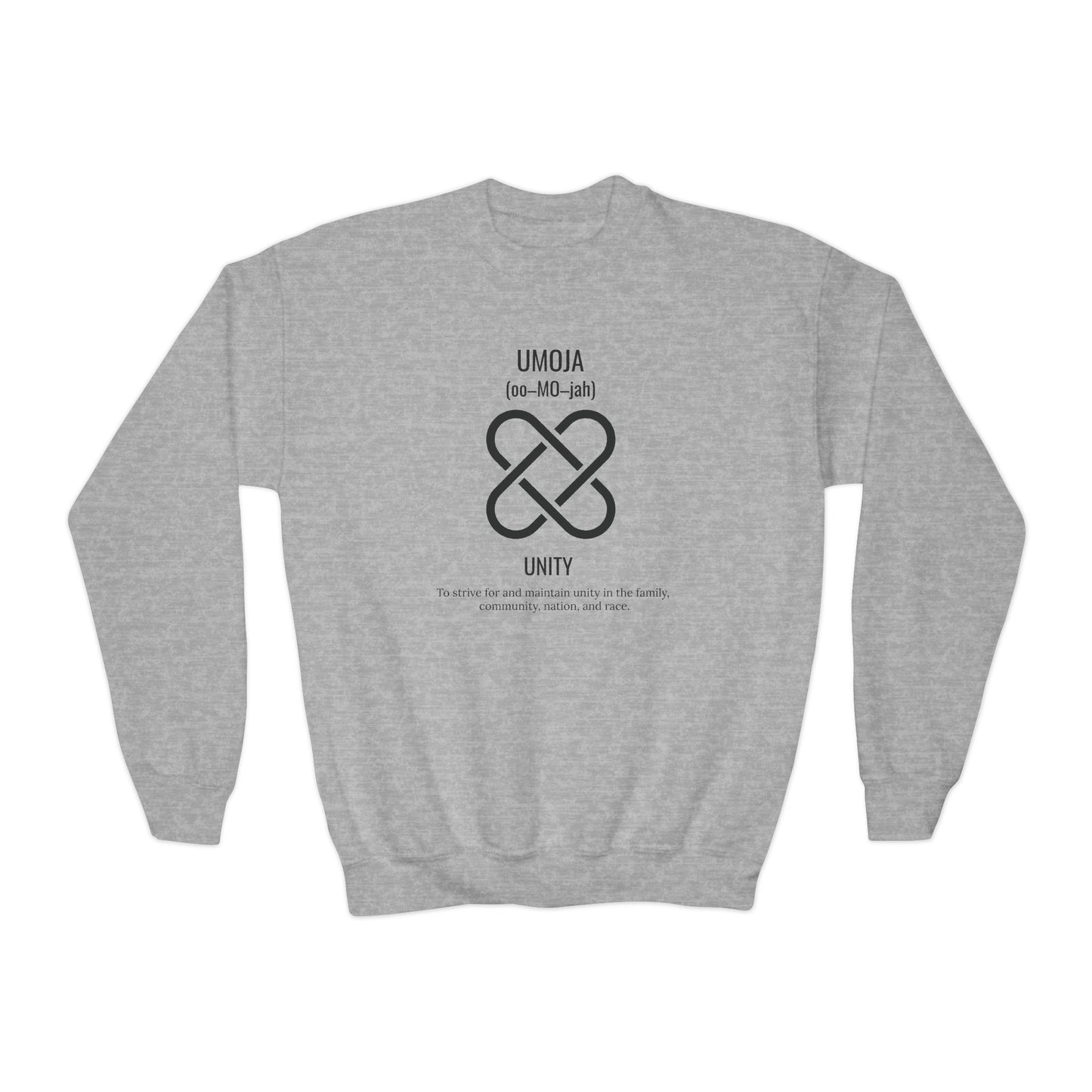 Umoja (Day 1) |Unity | Youth Crewneck Sweatshirt