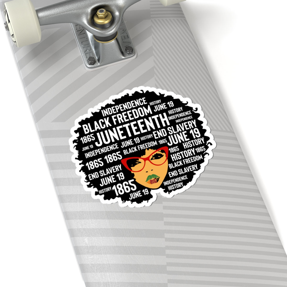 Juneteenth Classy Women's (Version 1)| Kriss-Cut Stickers