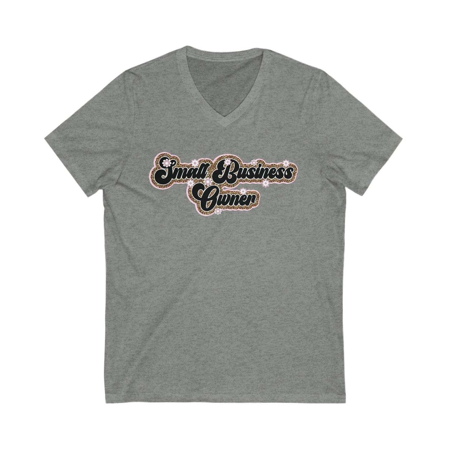 Small Business Owner | Version 3| Short Sleeve V-Neck Tee (Unisex)