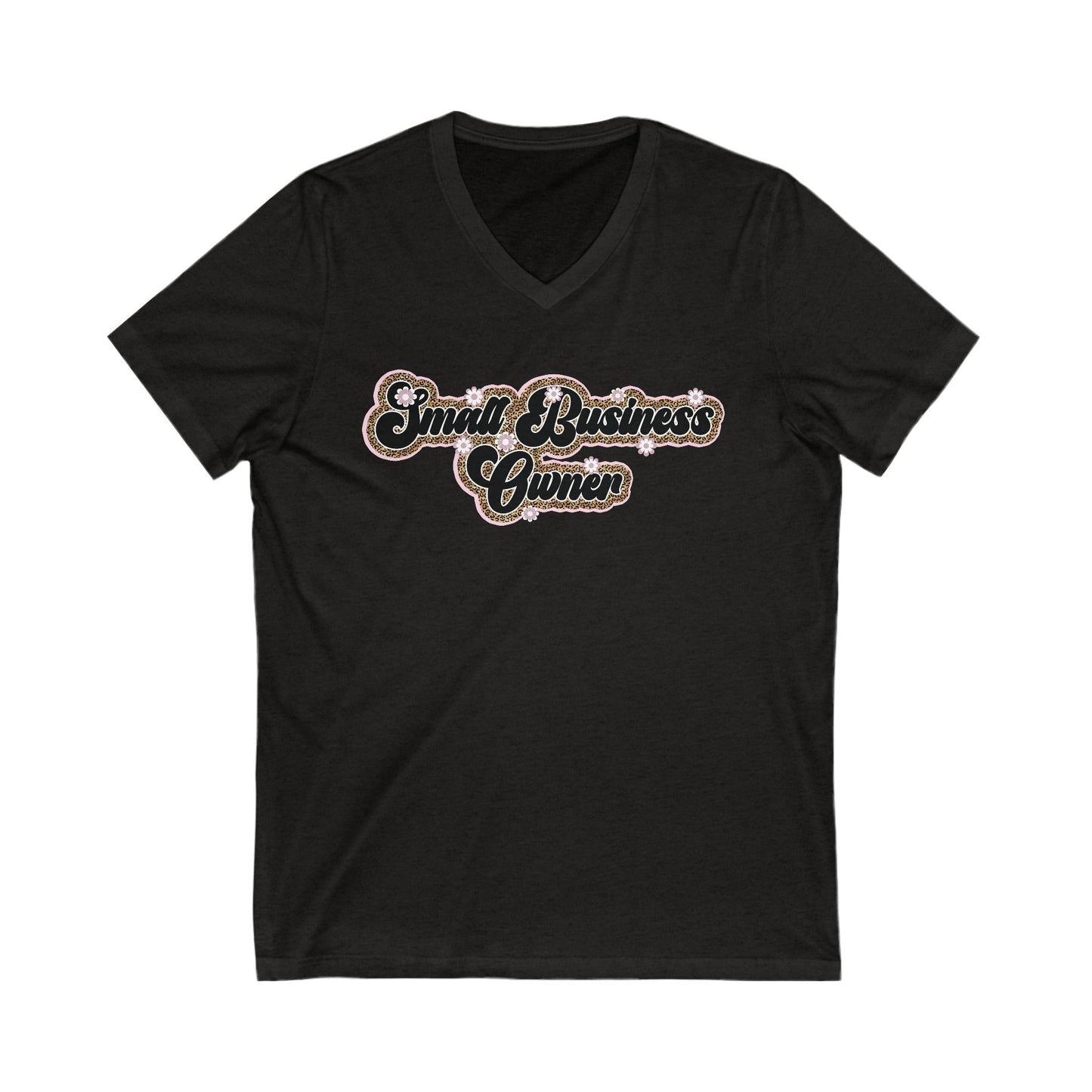 Small Business Owner | Version 3| Short Sleeve V-Neck Tee (Unisex)