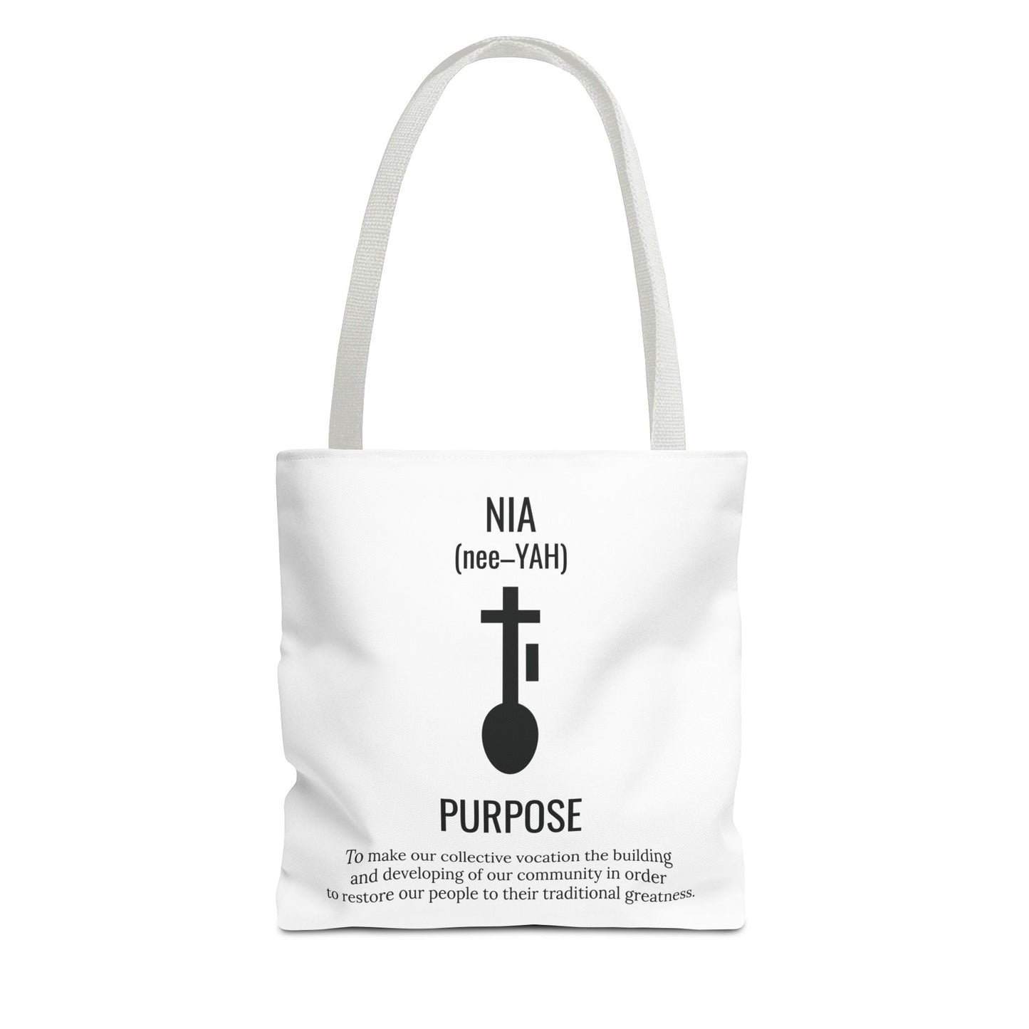 Nia (Day 5) | Purpose | Tote Bag | White