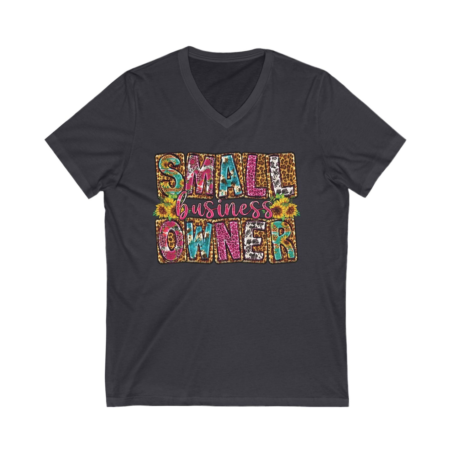 Small Business Owner | Version 2| Short Sleeve V-Neck Tee (Unisex)