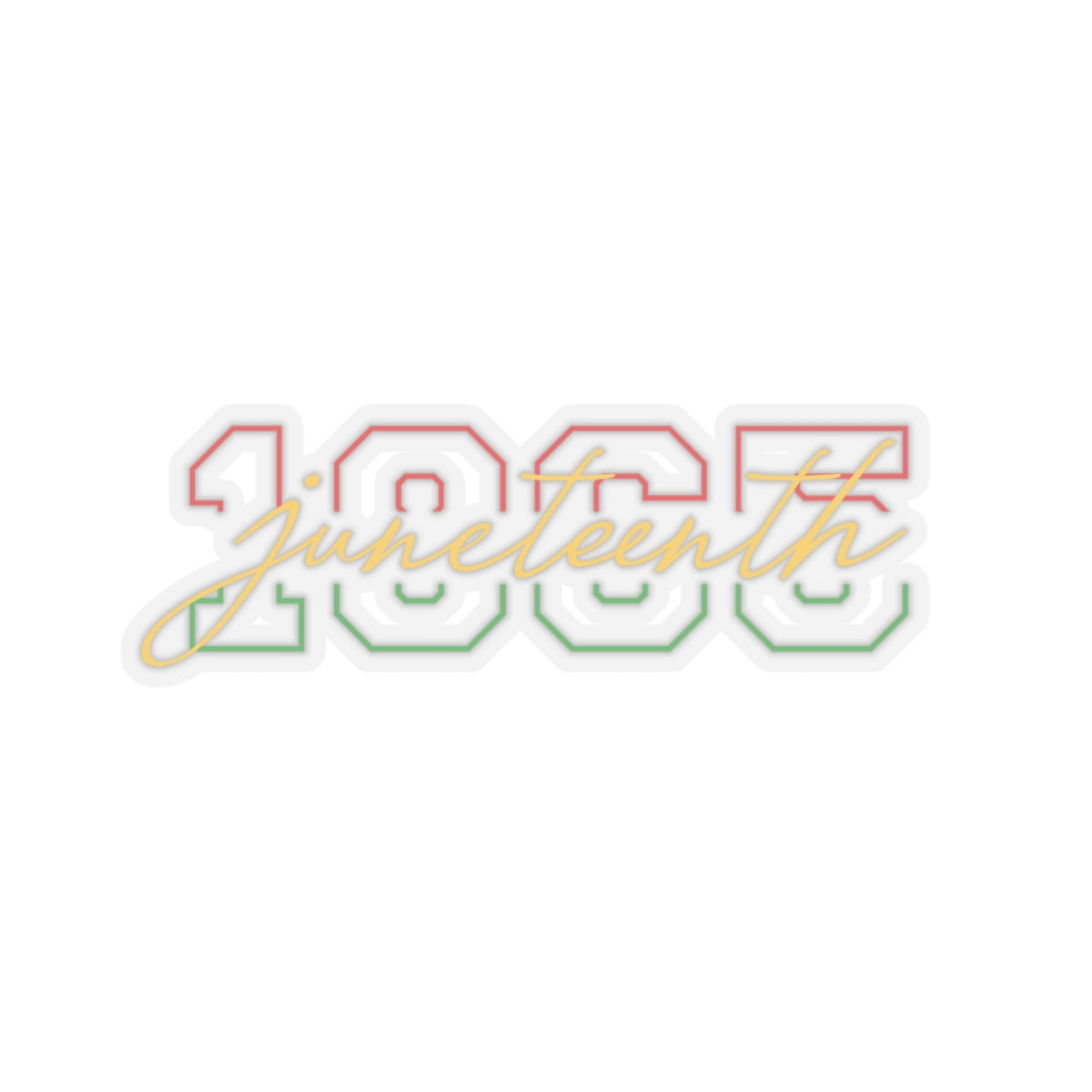 Juneteenth Multicolor (Version 1)| Kriss-Cut Stickers |