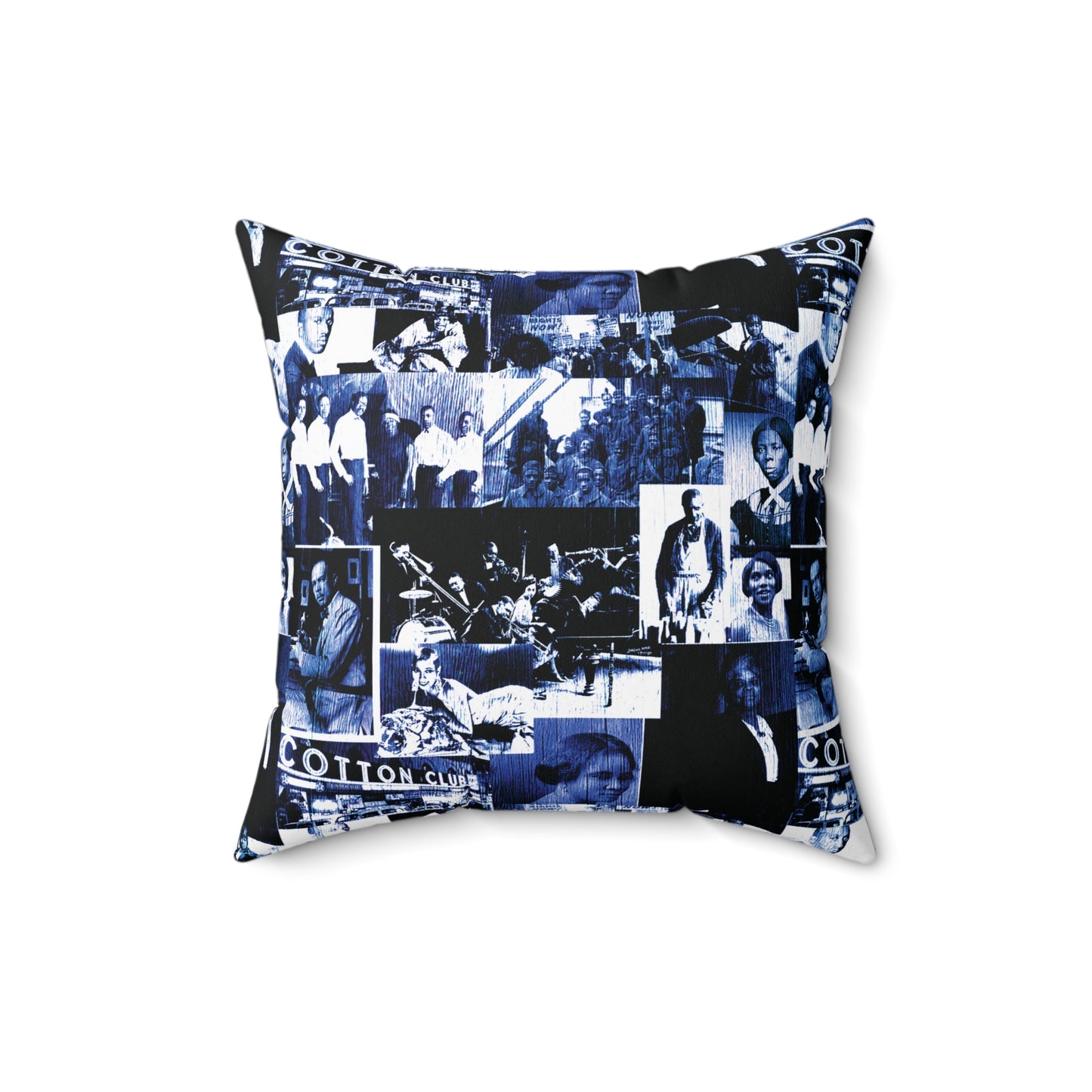 Black History 1920's Greatness | Square Pillow |Blue
